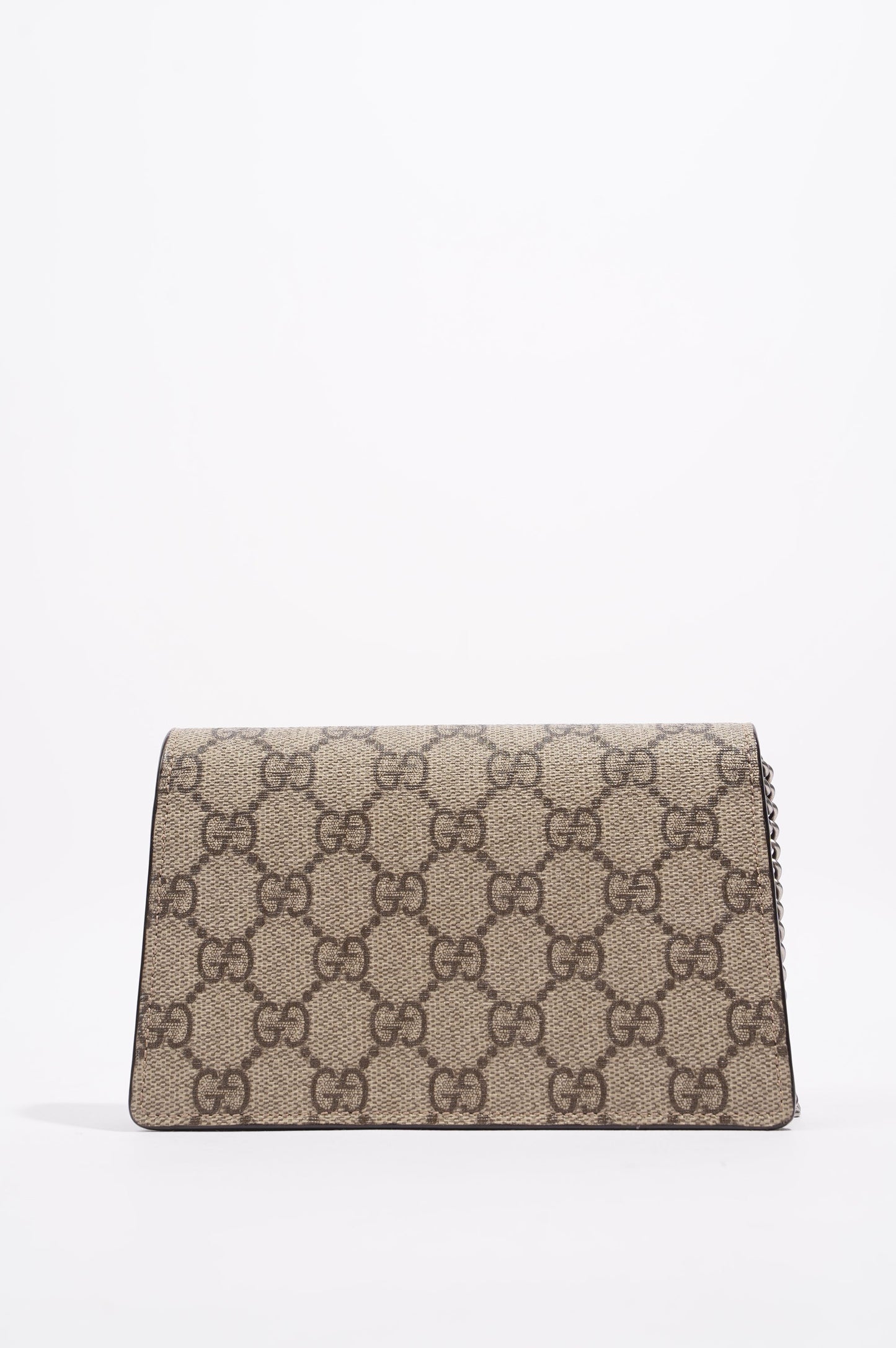 Gucci Womens Dionysus Bag Brown Canvas Super Mini