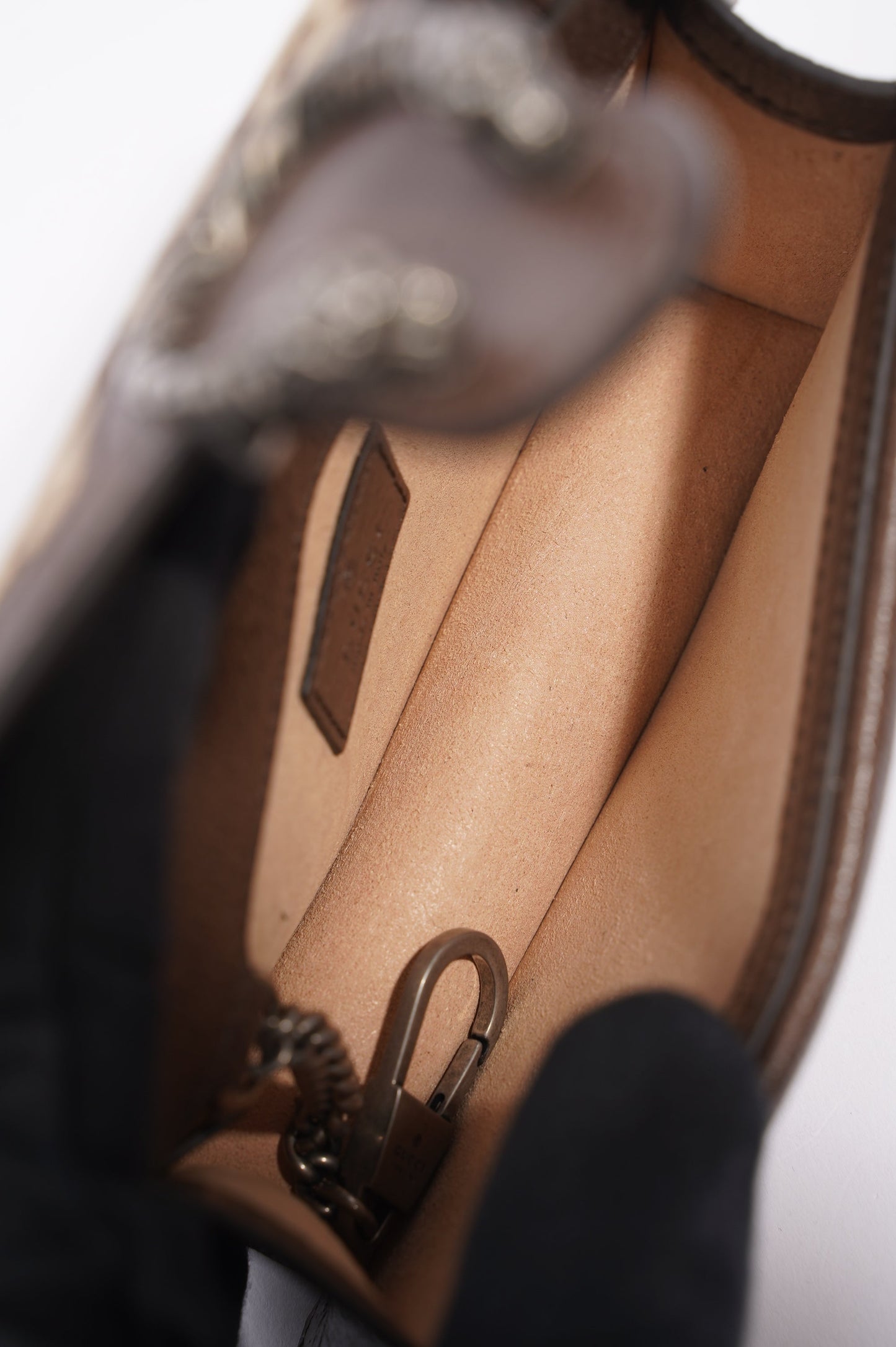 Gucci Womens Dionysus Beige / Brown Super Mini