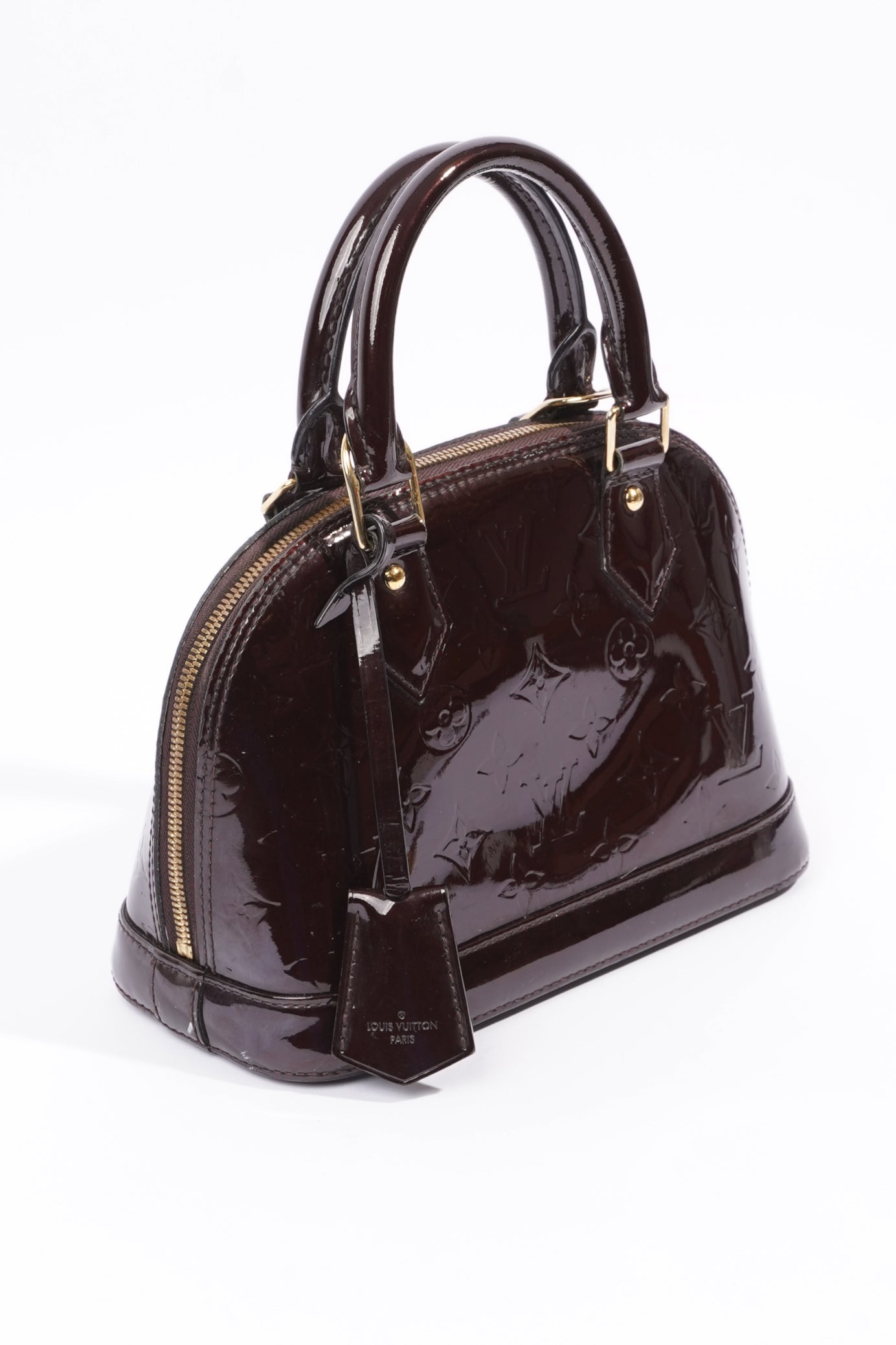 Louis Vuitton Alma Bag Amarant Vernis BB