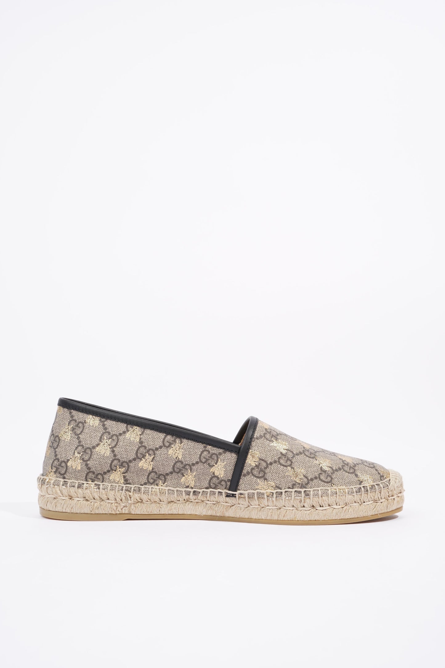 Gucci Mens Espadrilles Beige Bees EU 42 / UK 8