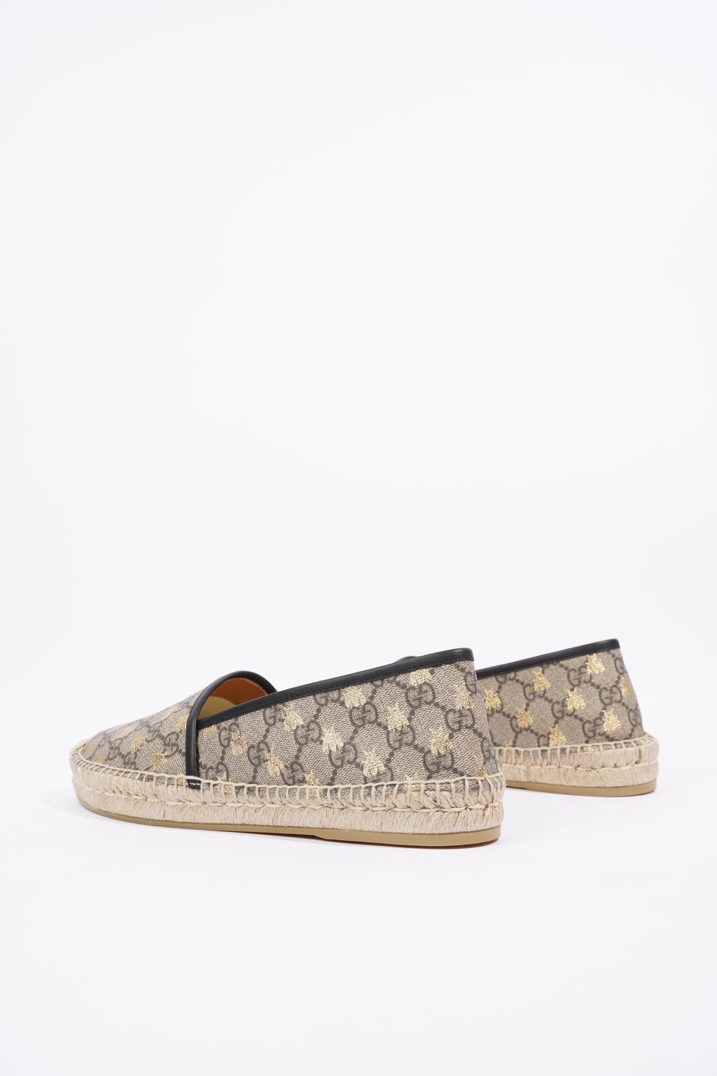 Gucci Mens Espadrilles Beige Bees EU 42 / UK 8