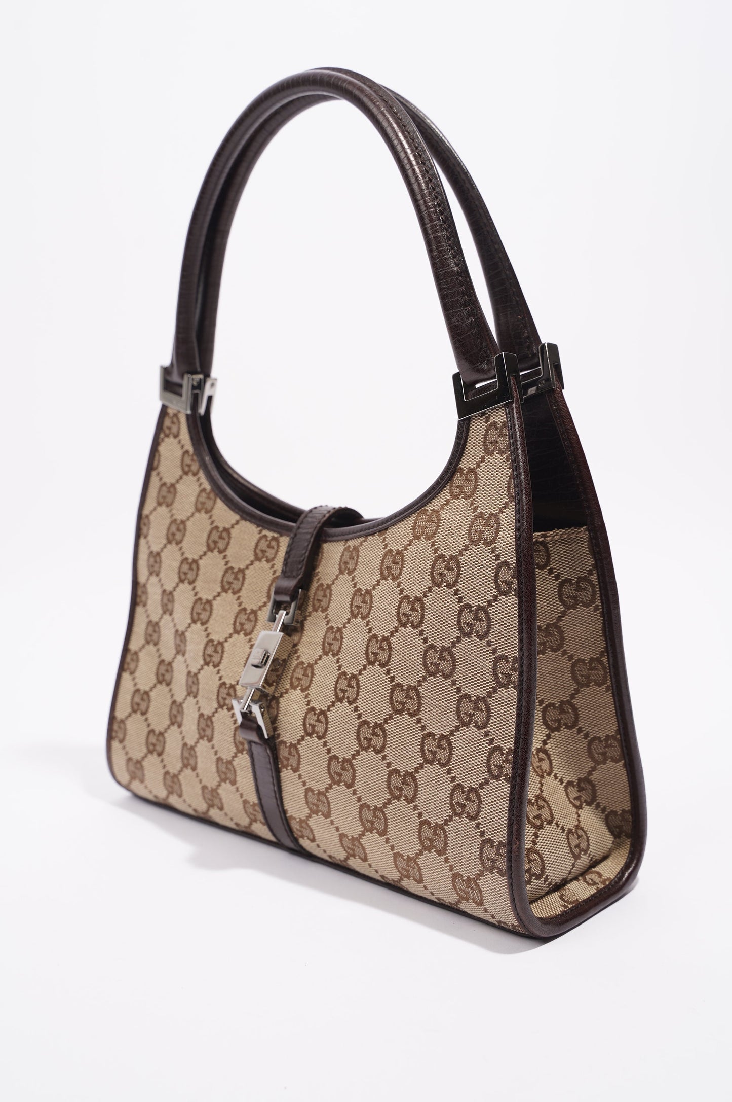Gucci Bardot Bag Monogram Canvas Small