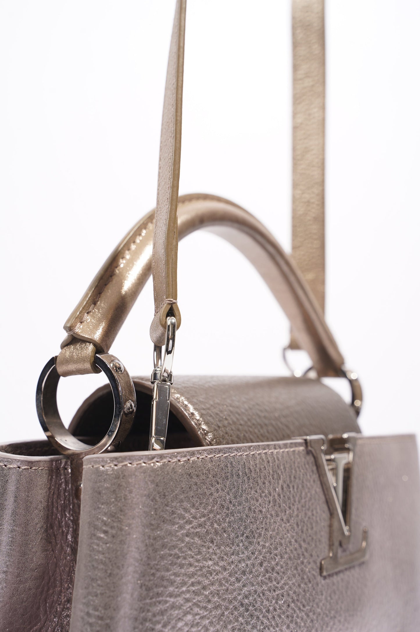 Louis Vuitton Cappucines Metallic Taurillon Leather BB