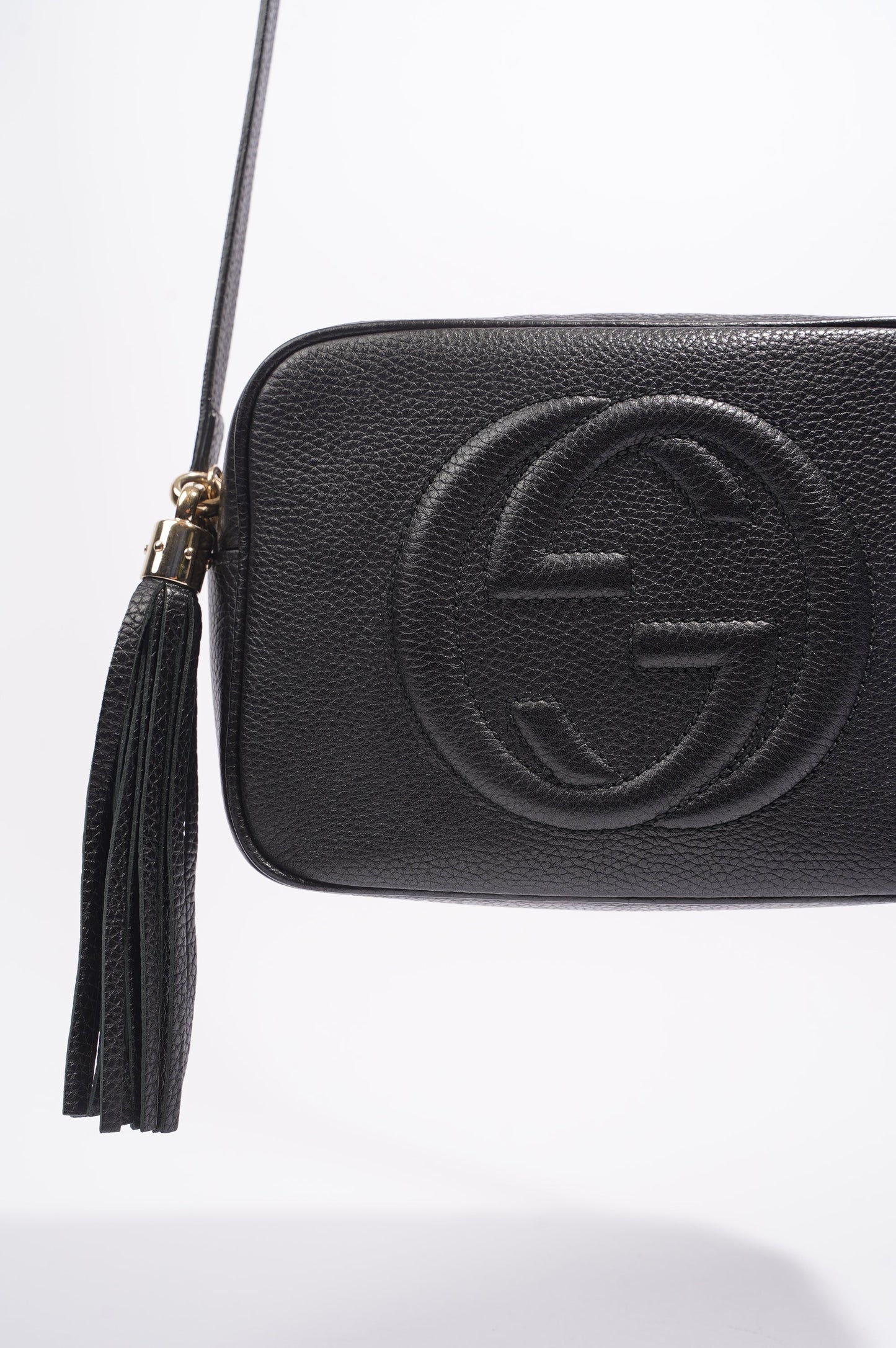 Gucci Womens Soho Bag Black Leather Small