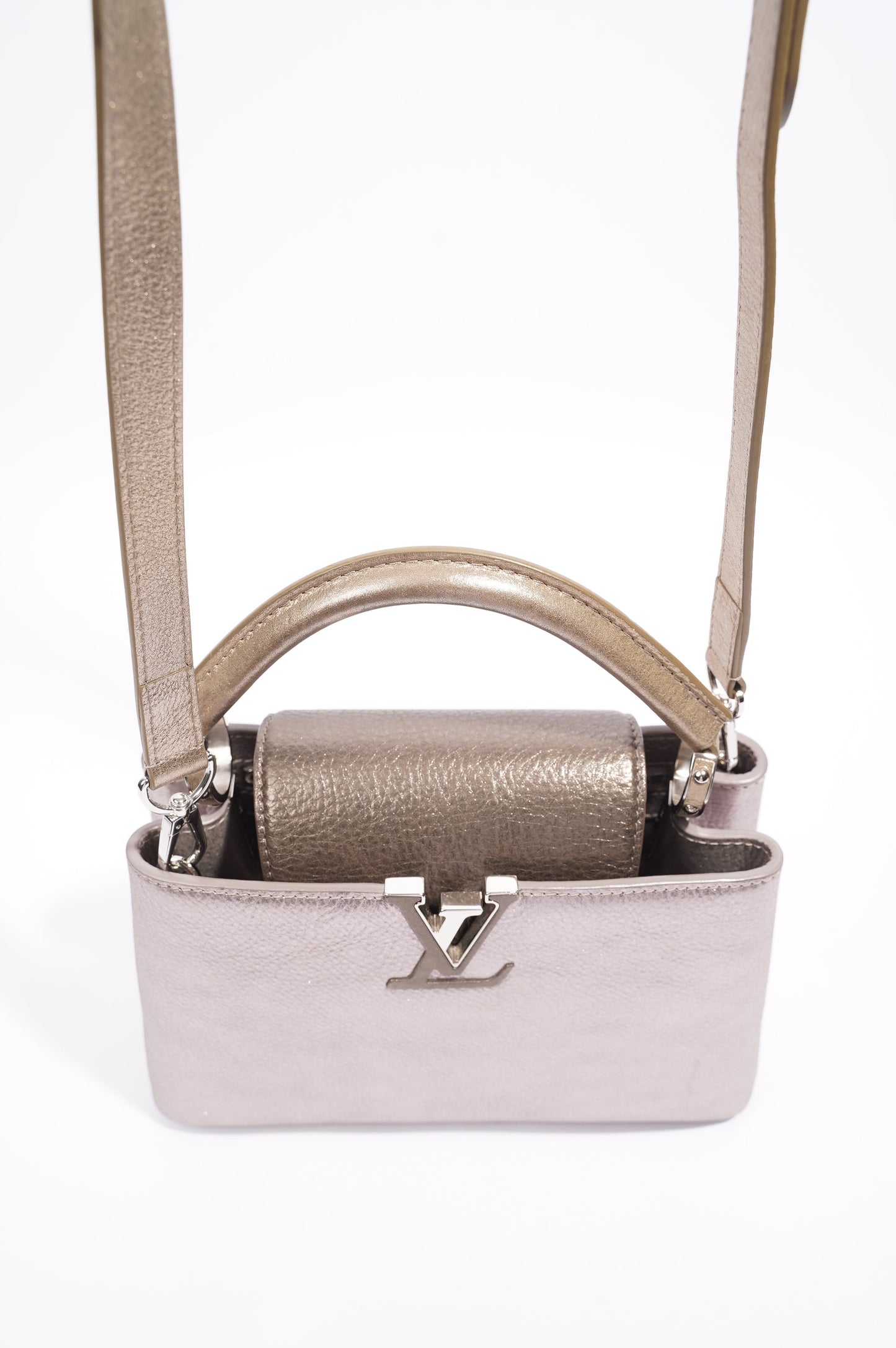 Louis Vuitton Cappucines Metallic Taurillon Leather BB