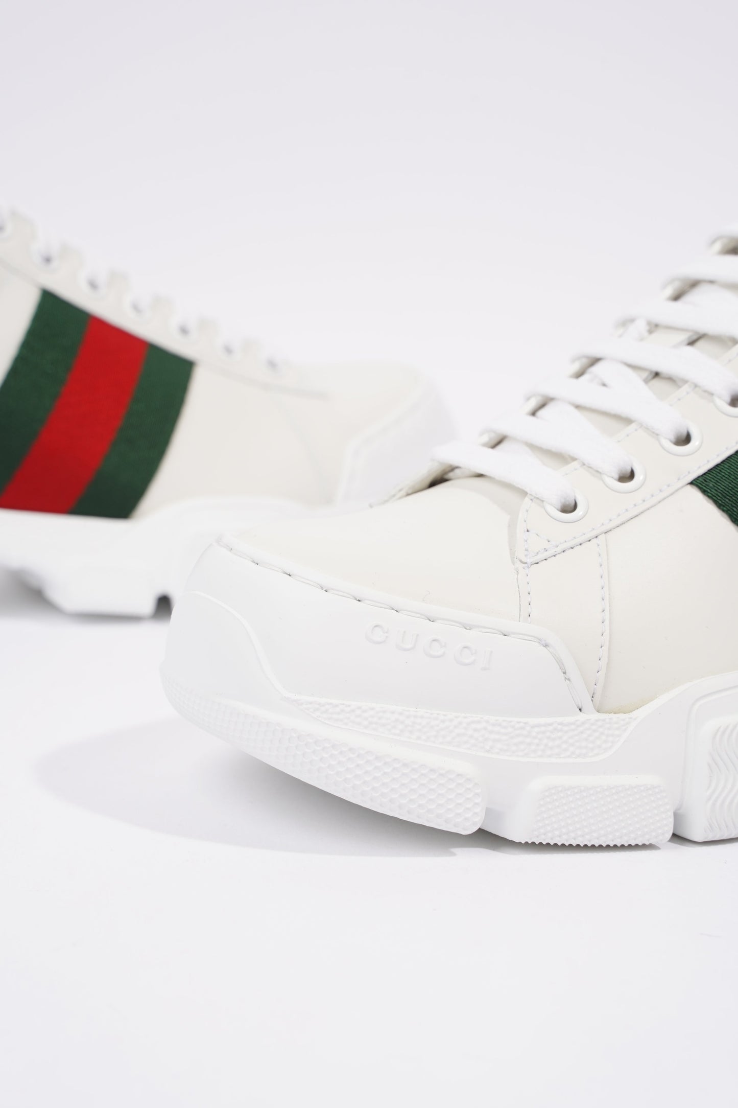 Gucci Womens Nathan White EU 38.5 / UK 5.5