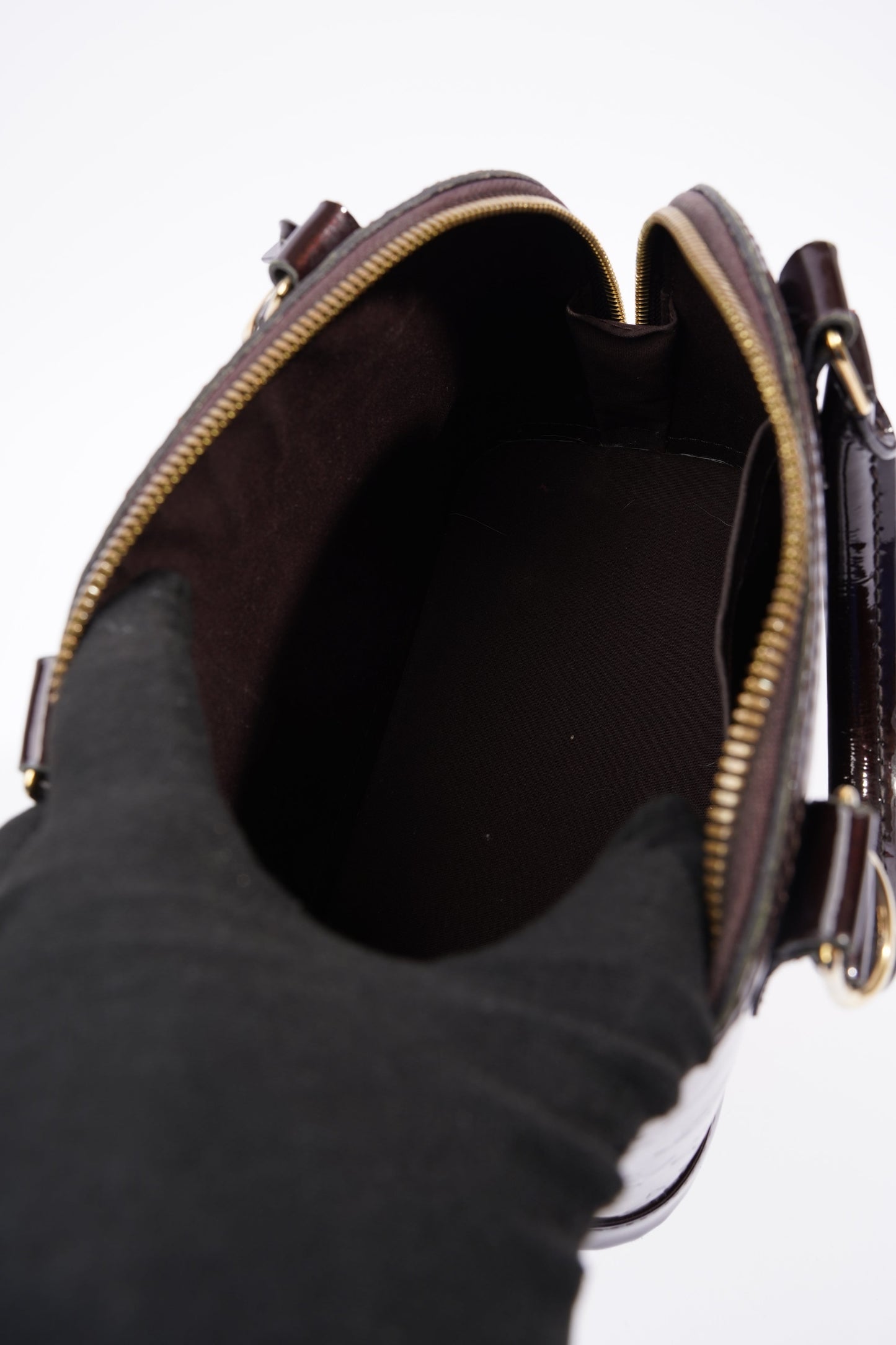Louis Vuitton Alma Bag Amarant Vernis BB