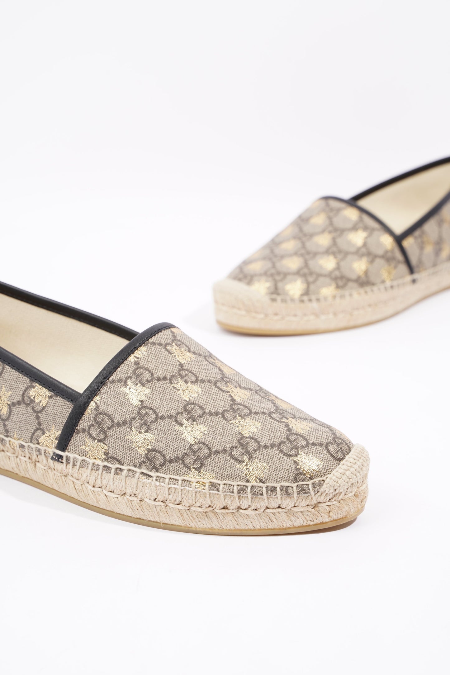 Gucci Mens Espadrilles Beige Bees EU 42 / UK 8