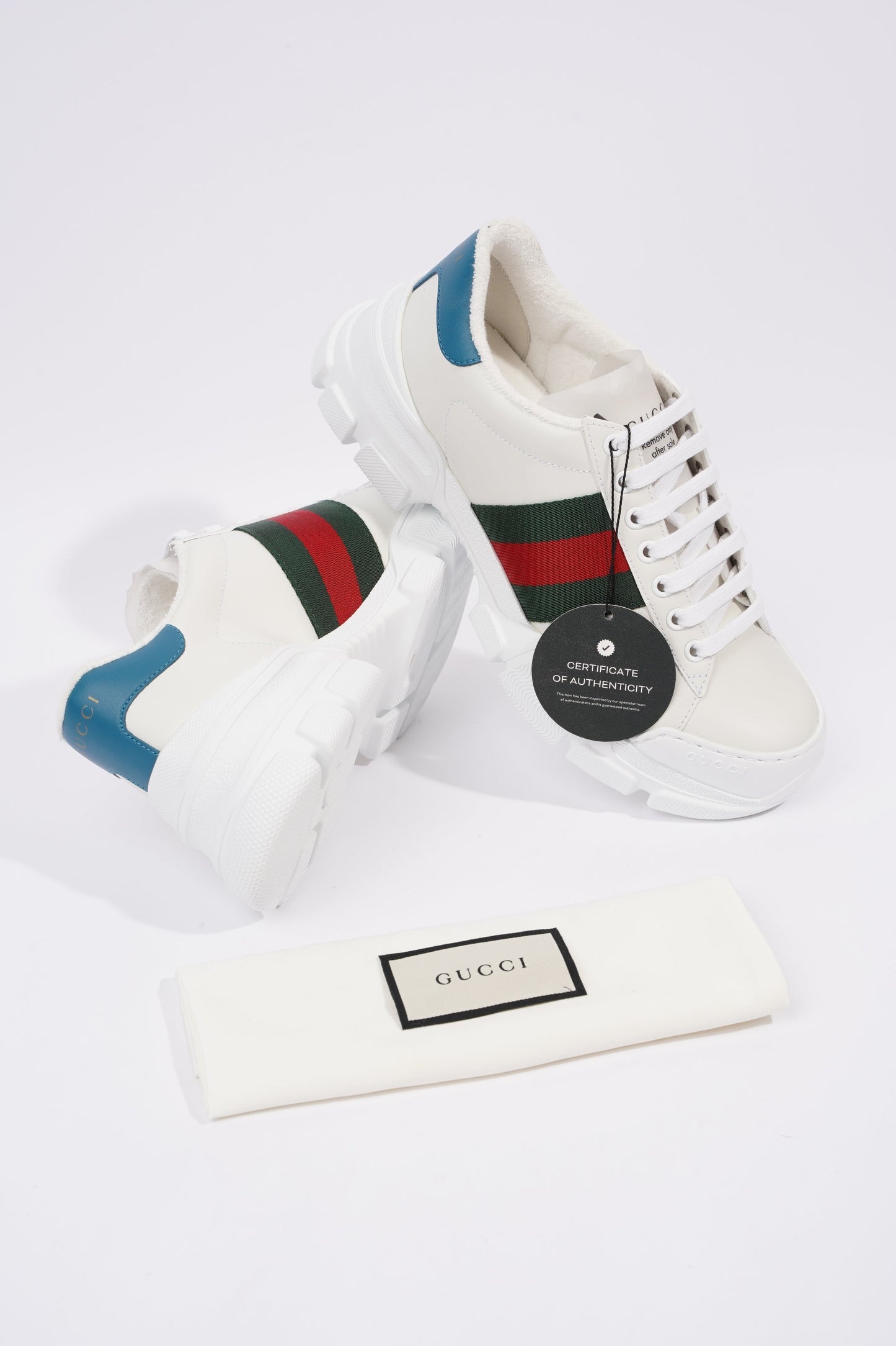 Gucci Womens Nathan White EU 38.5 / UK 5.5