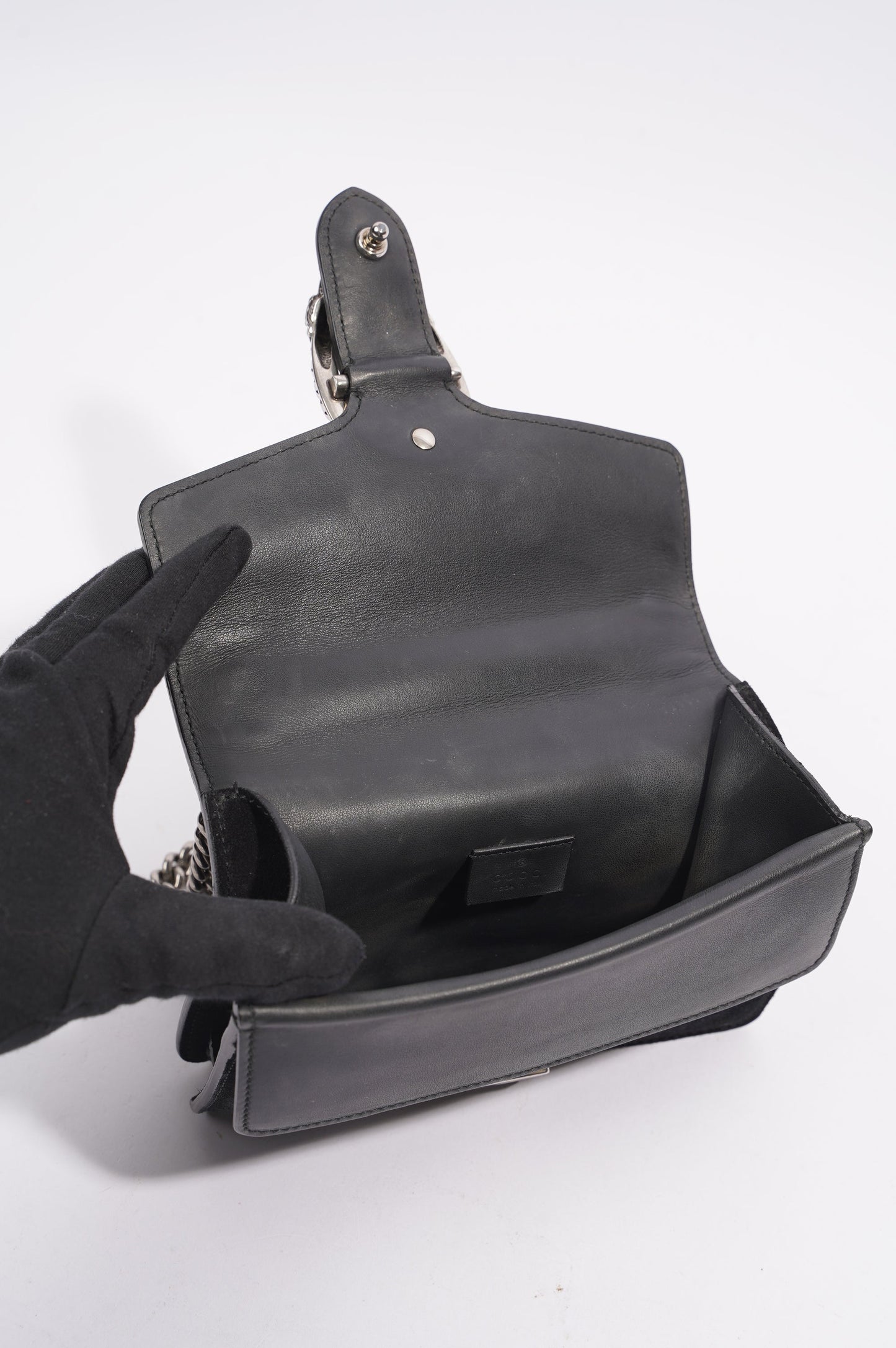 Gucci Dionysus Bag Black Canvas Mini