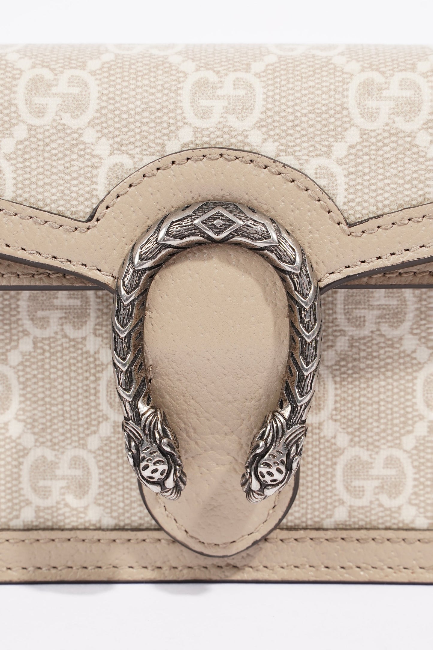 Gucci Dionysus GG Bag Monogram / Grey Canvas / Leather Super Mini