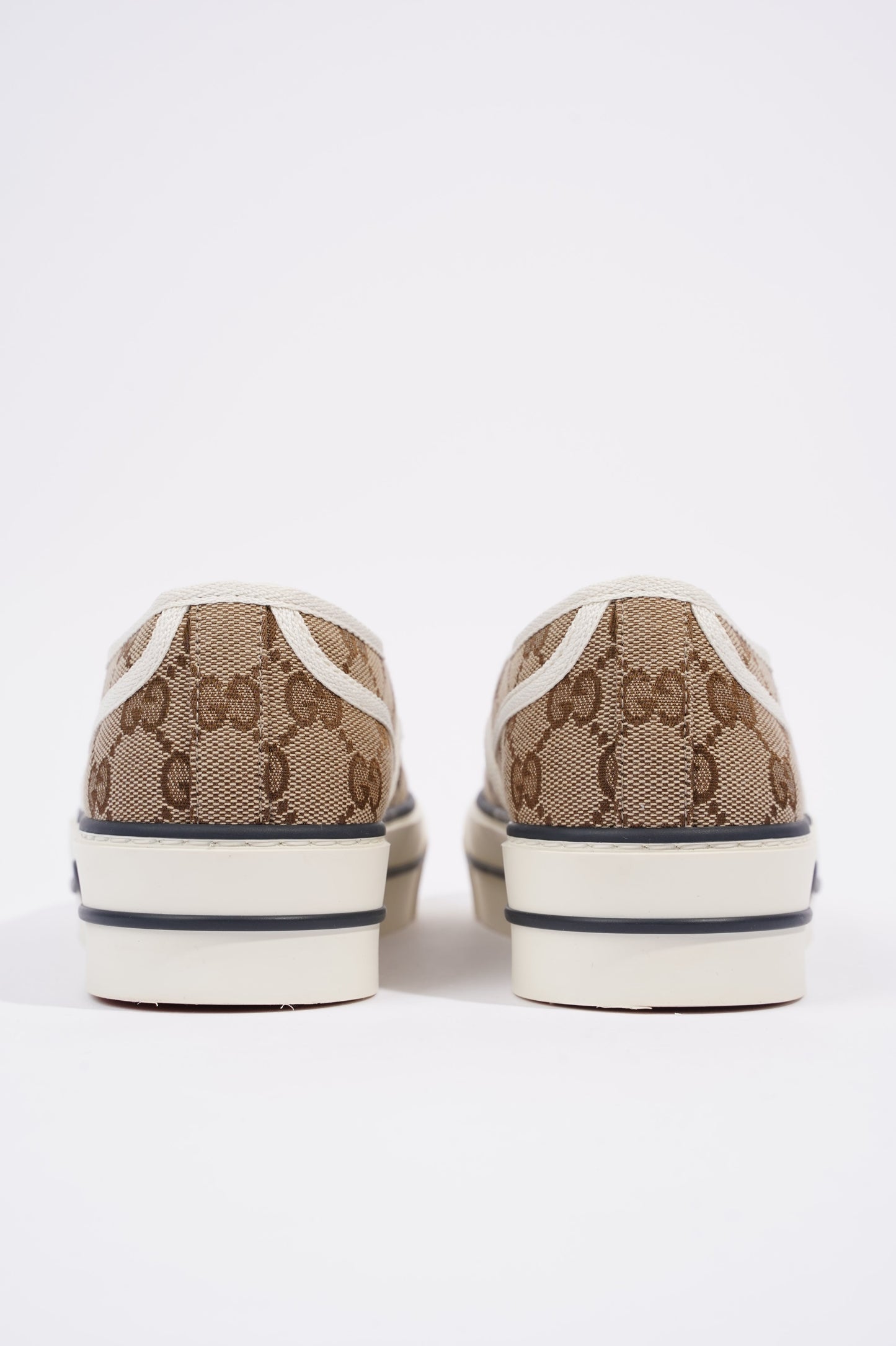 Gucci Tennis 1977 GG Brown GG Logo Canvas EU 38 UK 5