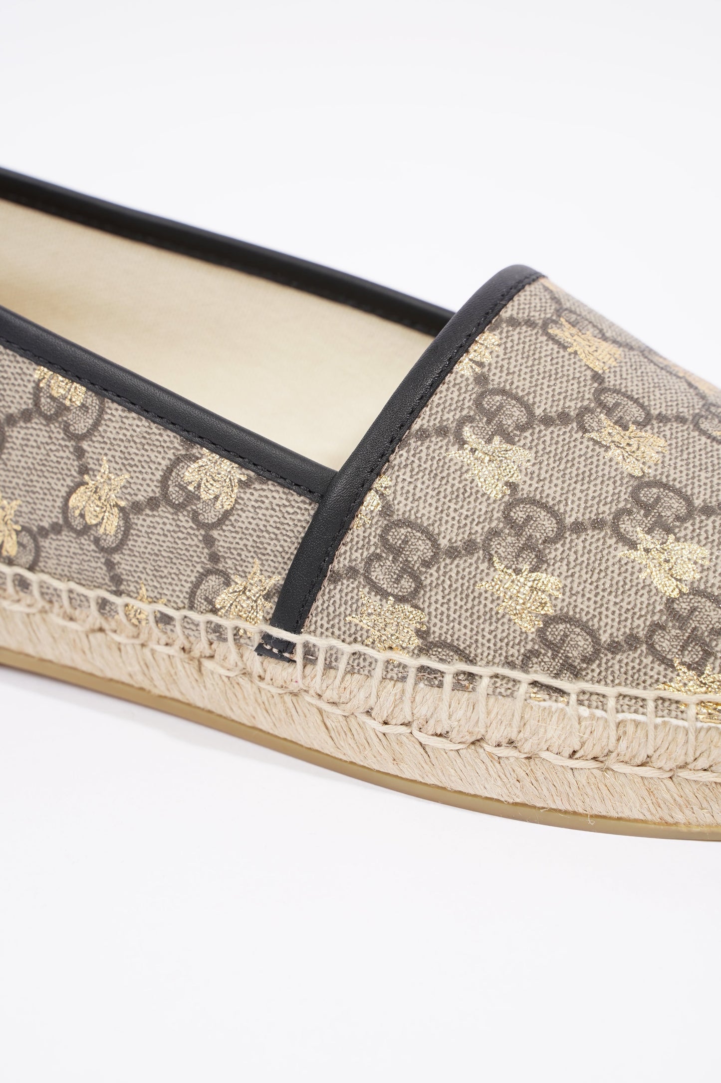 Gucci Mens Espadrilles Beige Bees EU 42 / UK 8