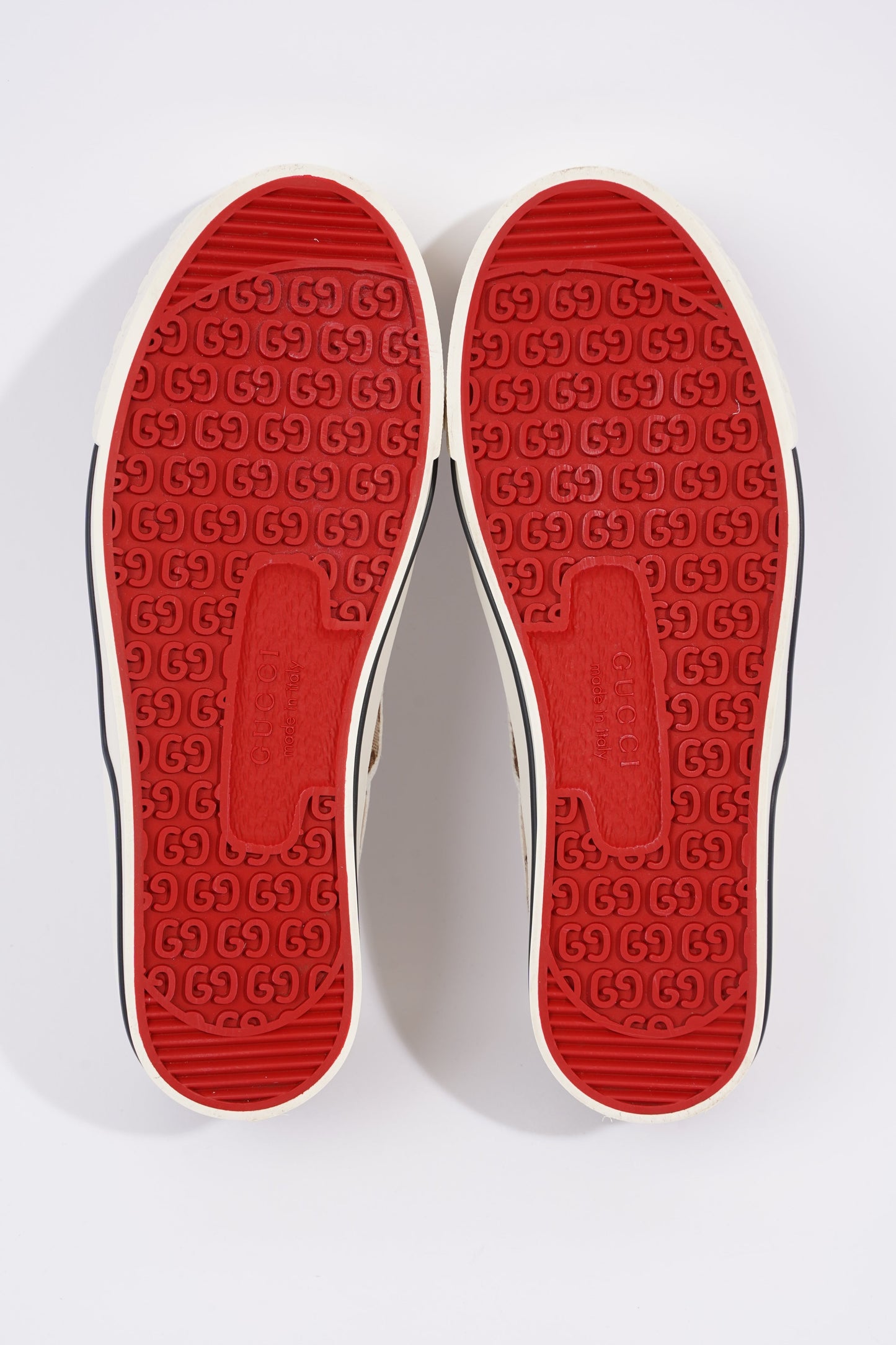 Gucci Tennis 1977 GG Brown GG Logo Canvas EU 38 UK 5