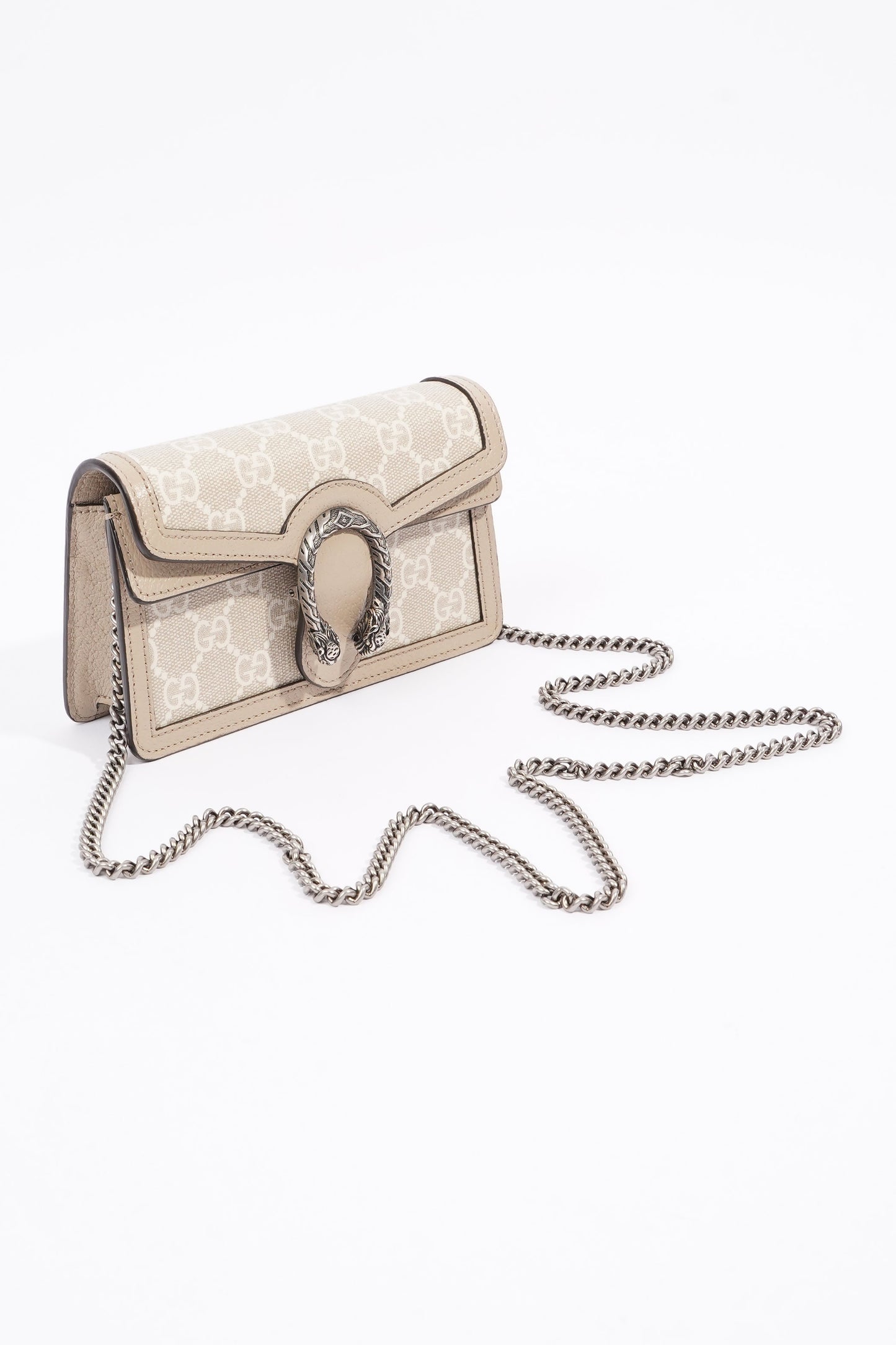 Gucci Dionysus GG Bag Monogram / Grey Canvas / Leather Super Mini