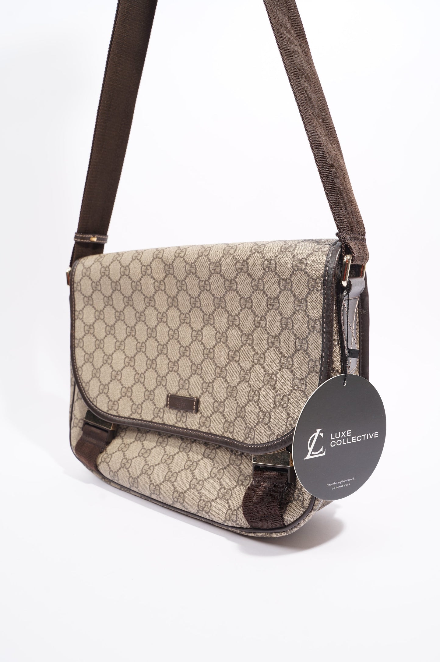 Gucci Womens Messenger Bag Supreme / Brown