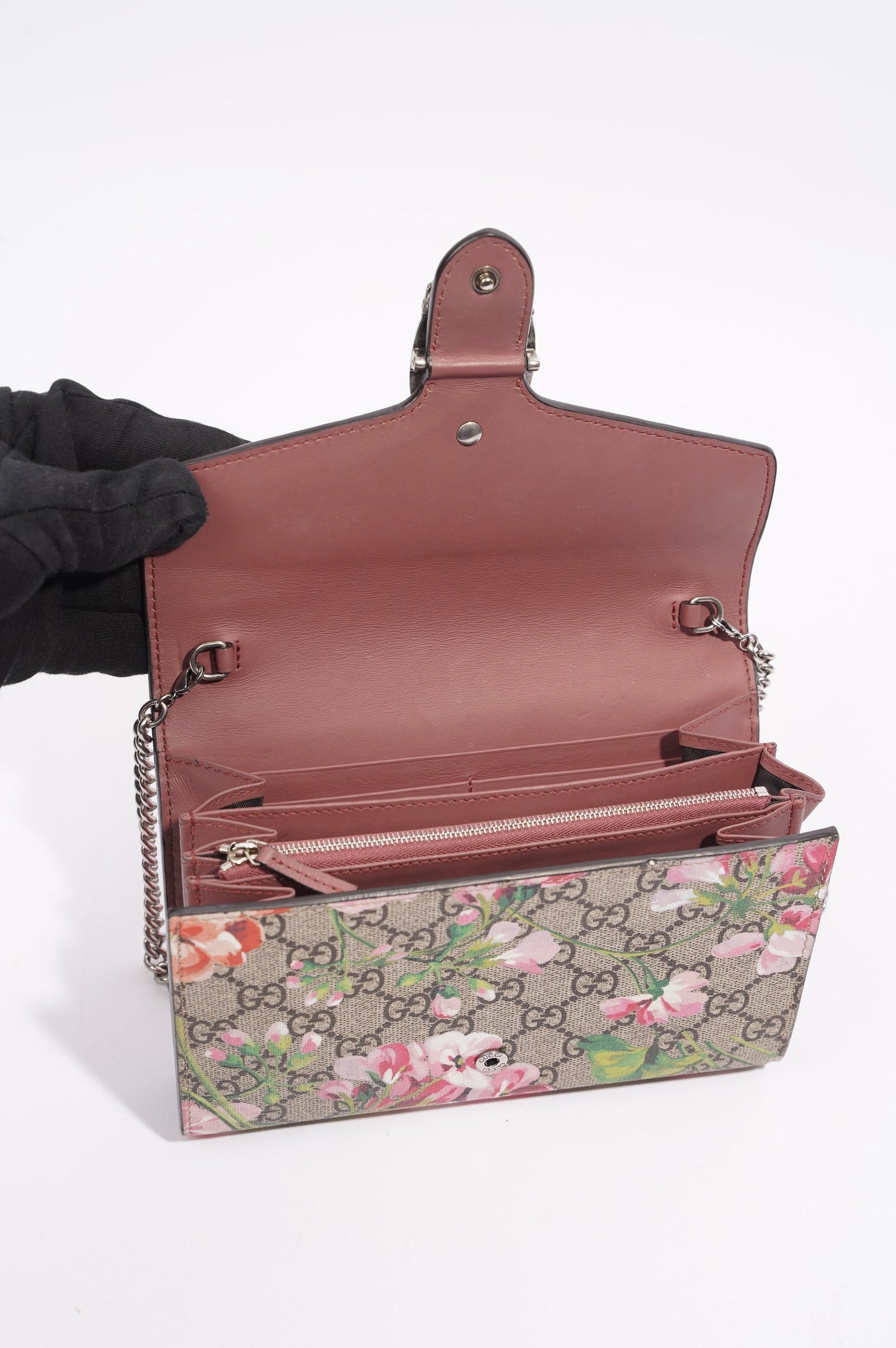 Gucci Womens Dionysus Wallet On Chain Bag Blooms / Supreme