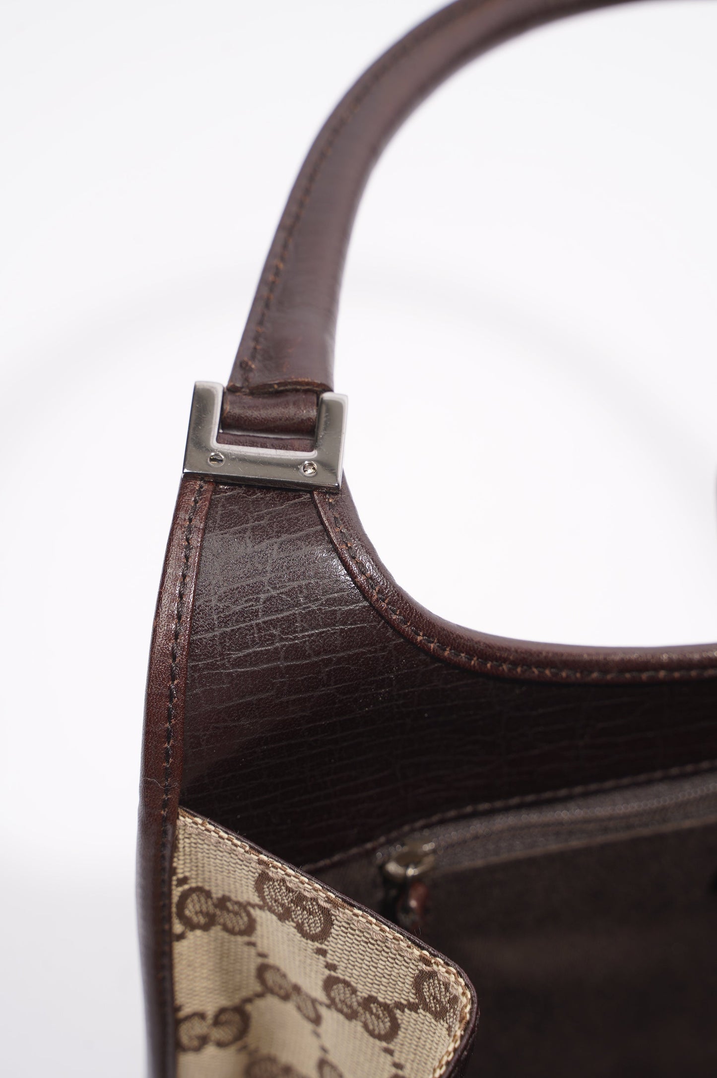 Gucci Bardot Bag Monogram Canvas Small
