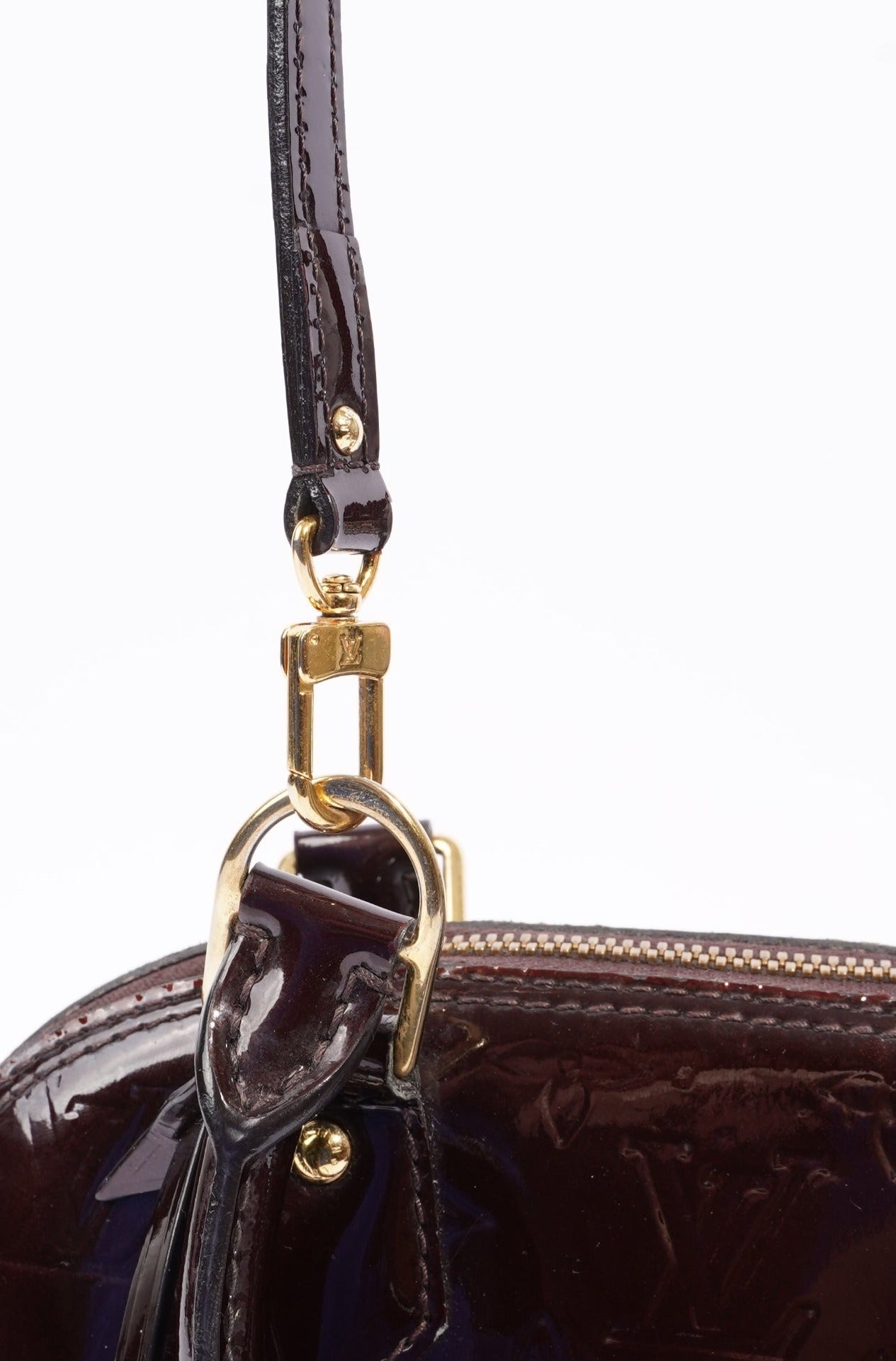 Louis Vuitton Alma Bag Amarant Vernis BB