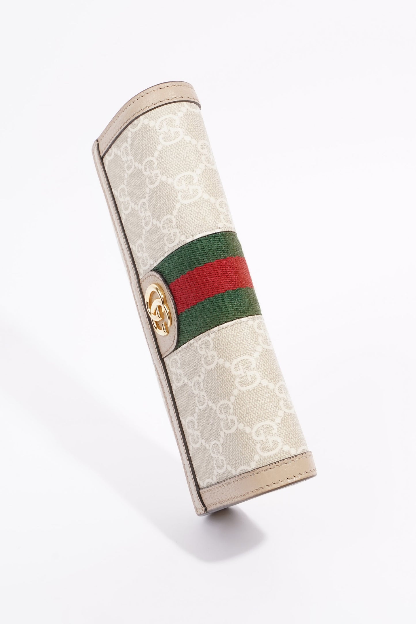 Gucci Ophidia Continental Wallet Oatmeal Leather