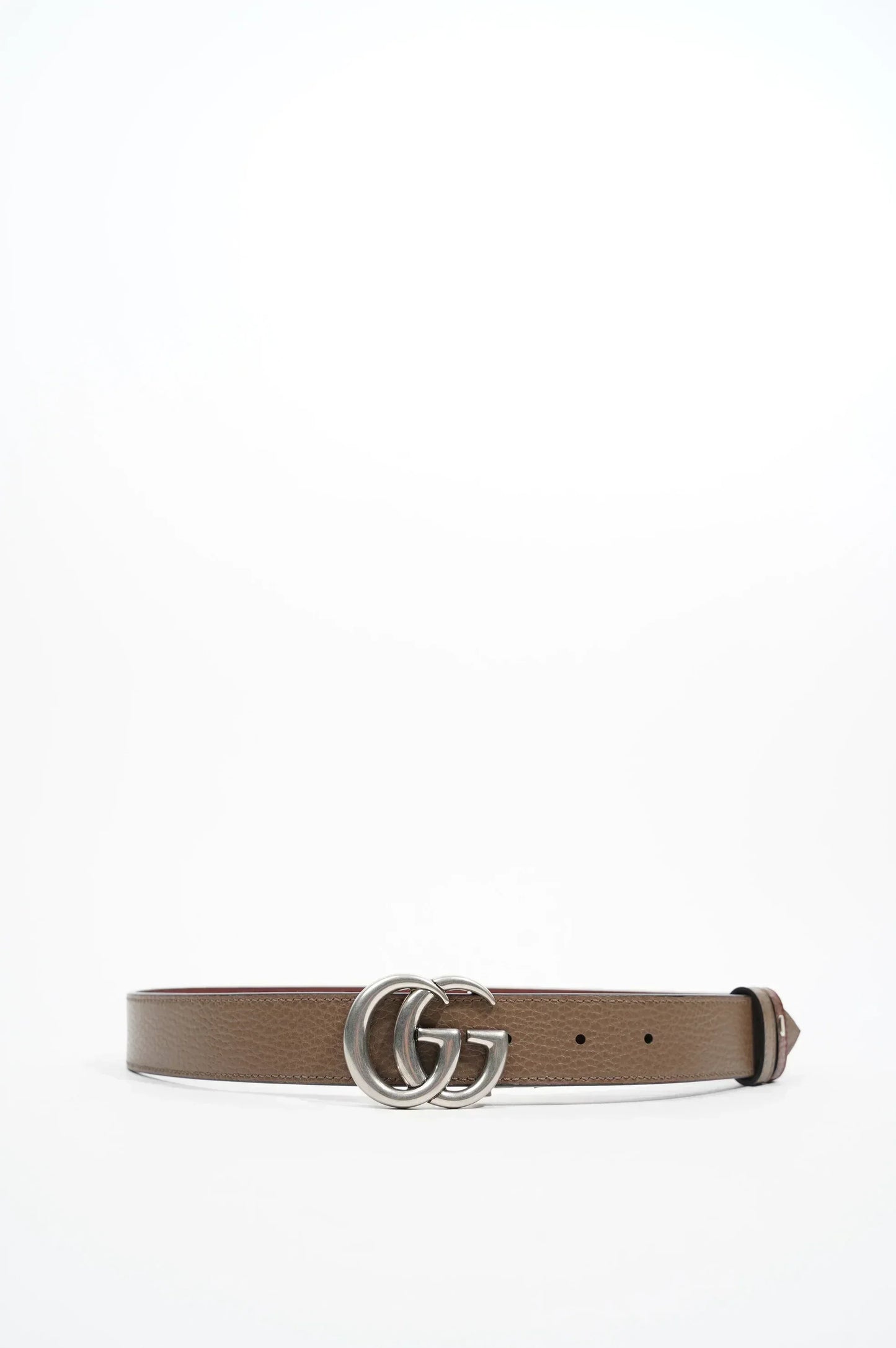 Gucci Mens GG Marmont Reversible Thin Belt