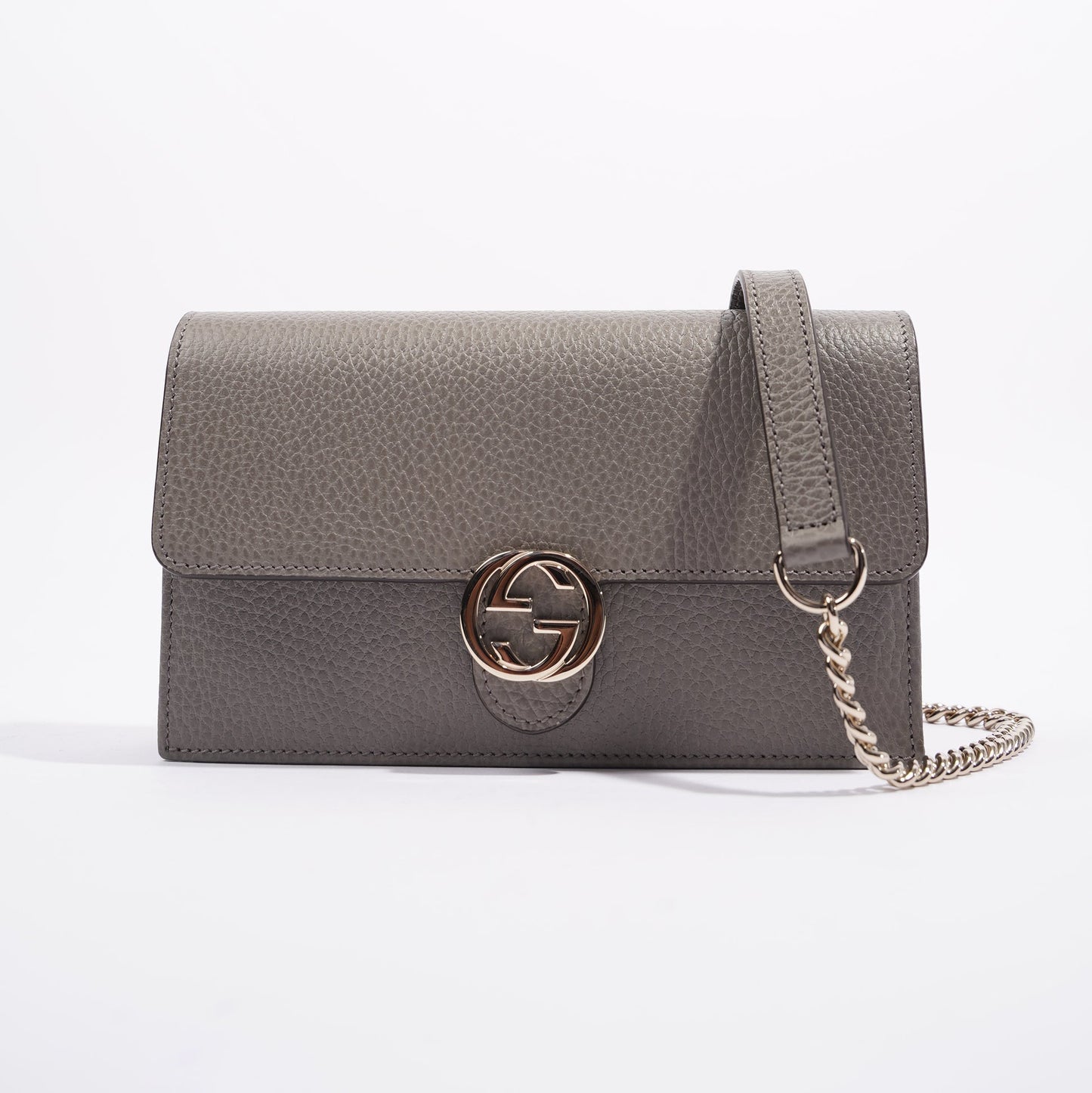 Gucci Womens Interlocking WOC Grey OS