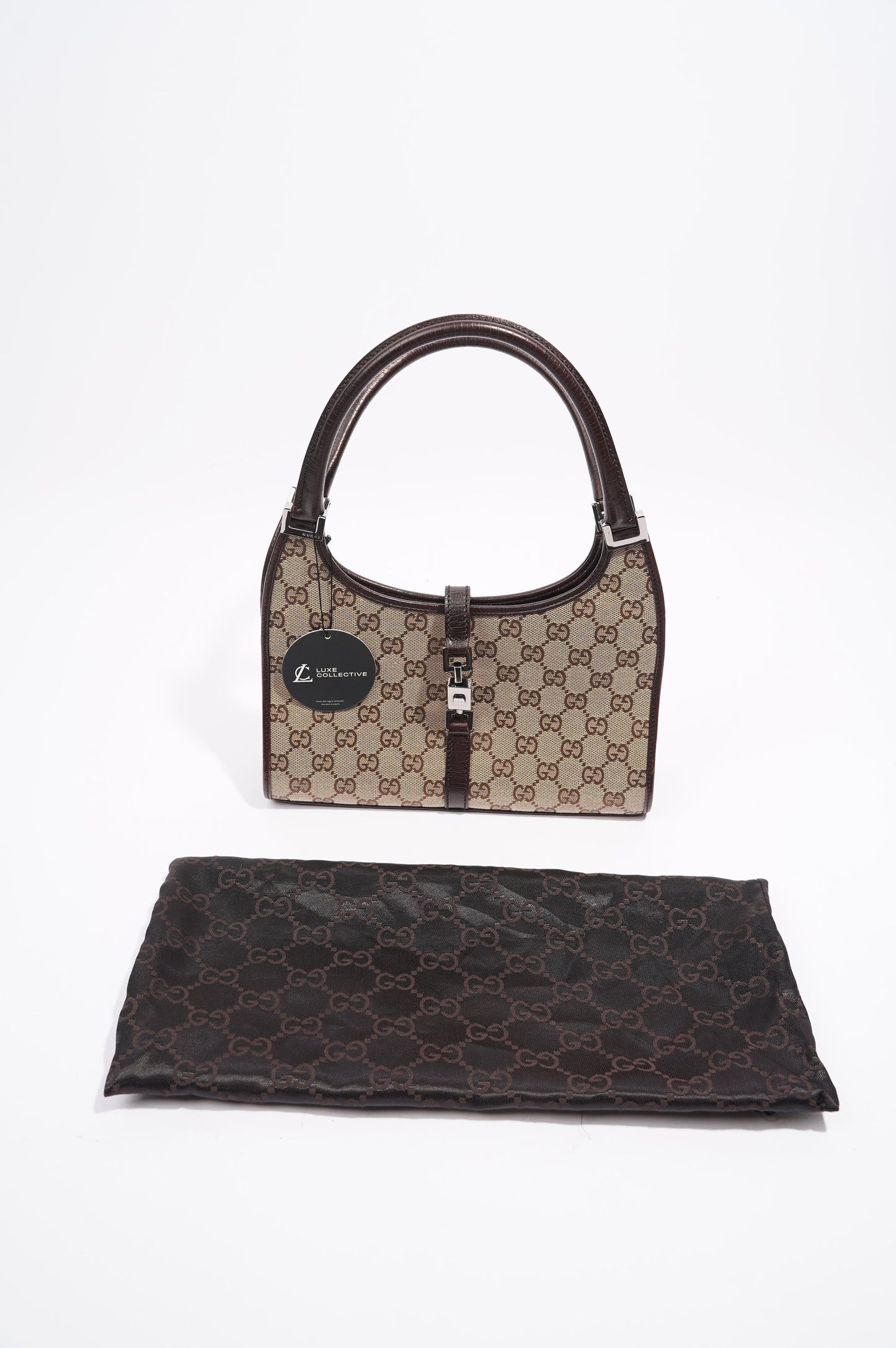 Gucci Bardot Bag Monogram Canvas Small