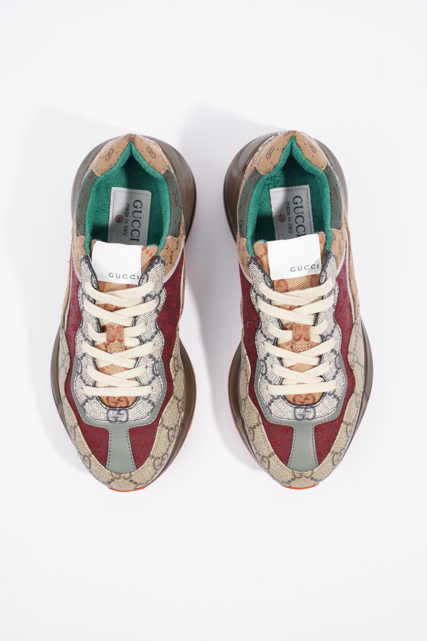 Gucci Womens Rhyton Sneaker Multi Colour EU 36.5 / UK 3.5
