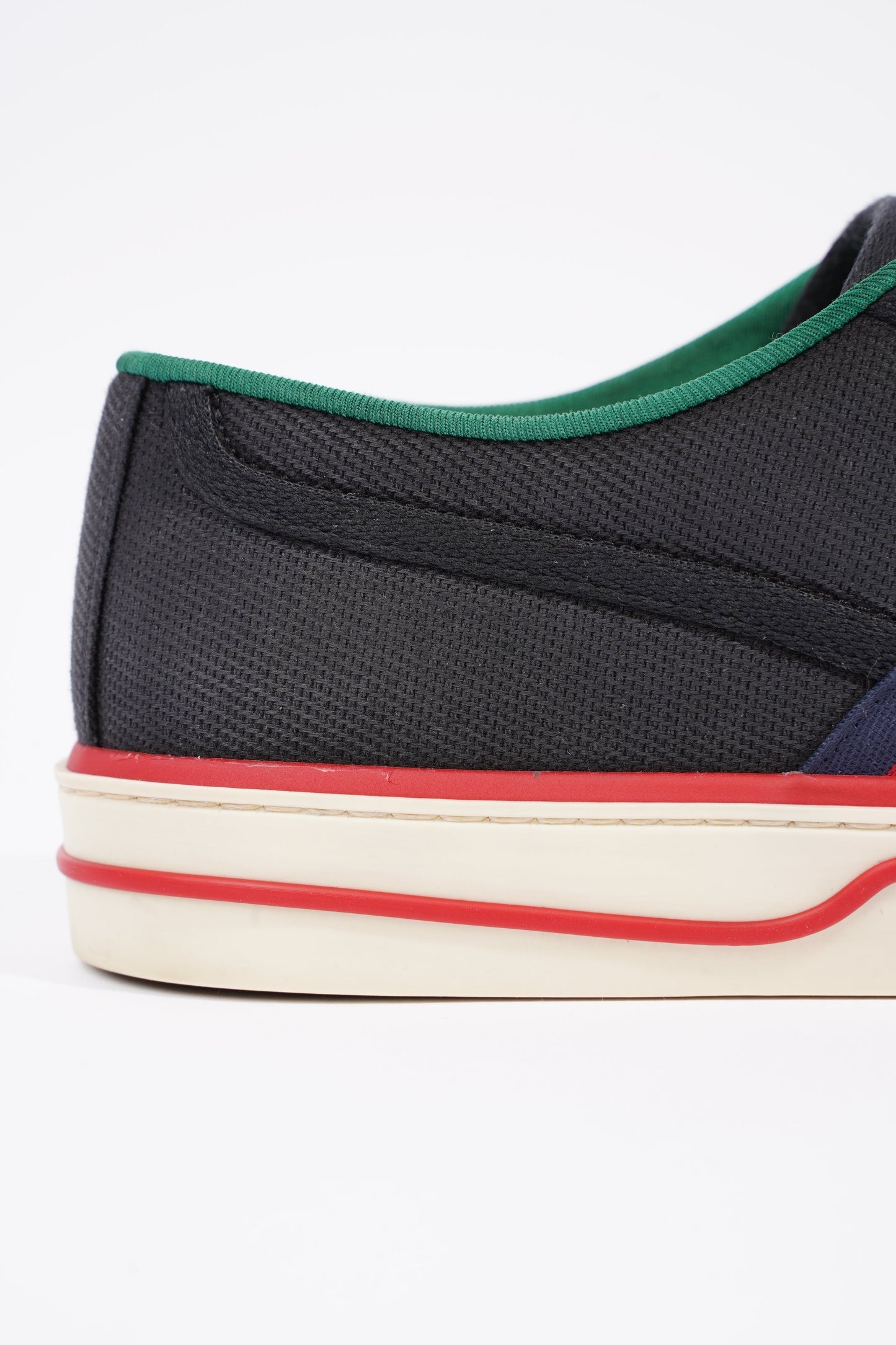 Gucci Mens Tennis 1977 Sneaker Black / Red / Navy EU 42 / UK 8