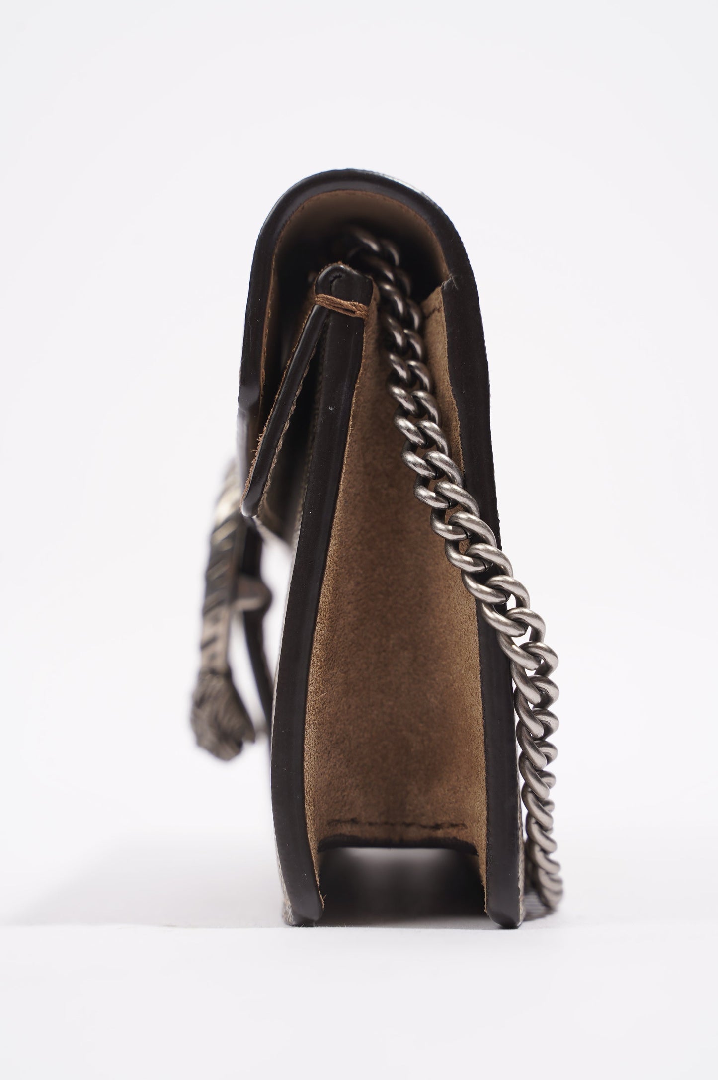 Gucci Womens Dionysus Super Mini Brown Canvas