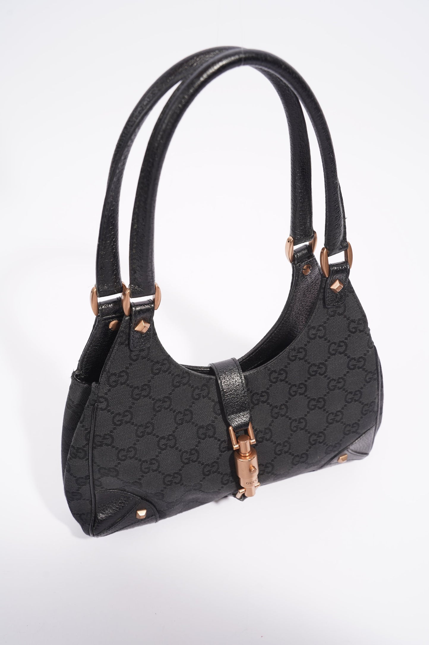Gucci Womens Vintage Jackie Black