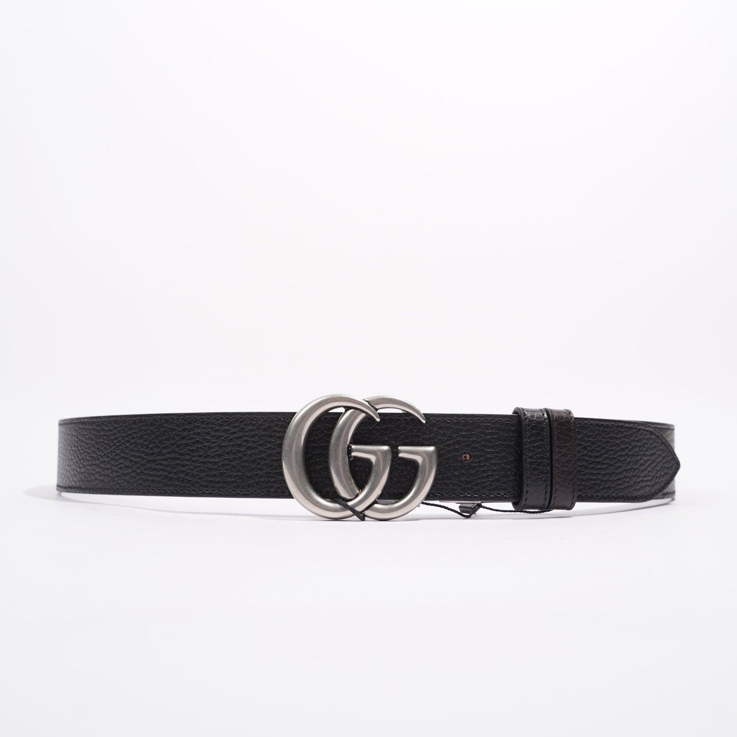 Gucci Mens GG Belt Black Leather 100cm - 40"