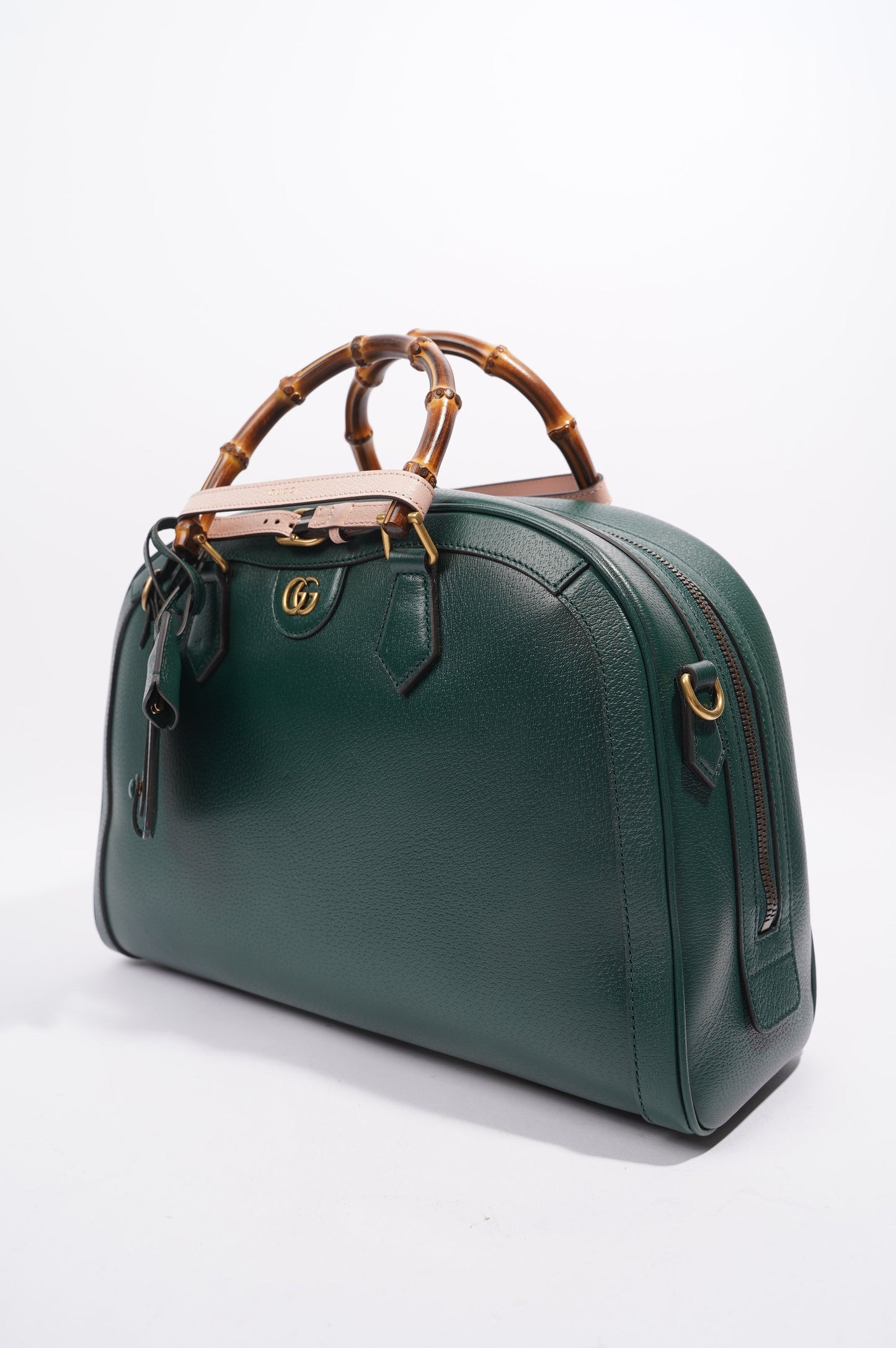 Gucci Womens Diana Duffle Bag Green Medium