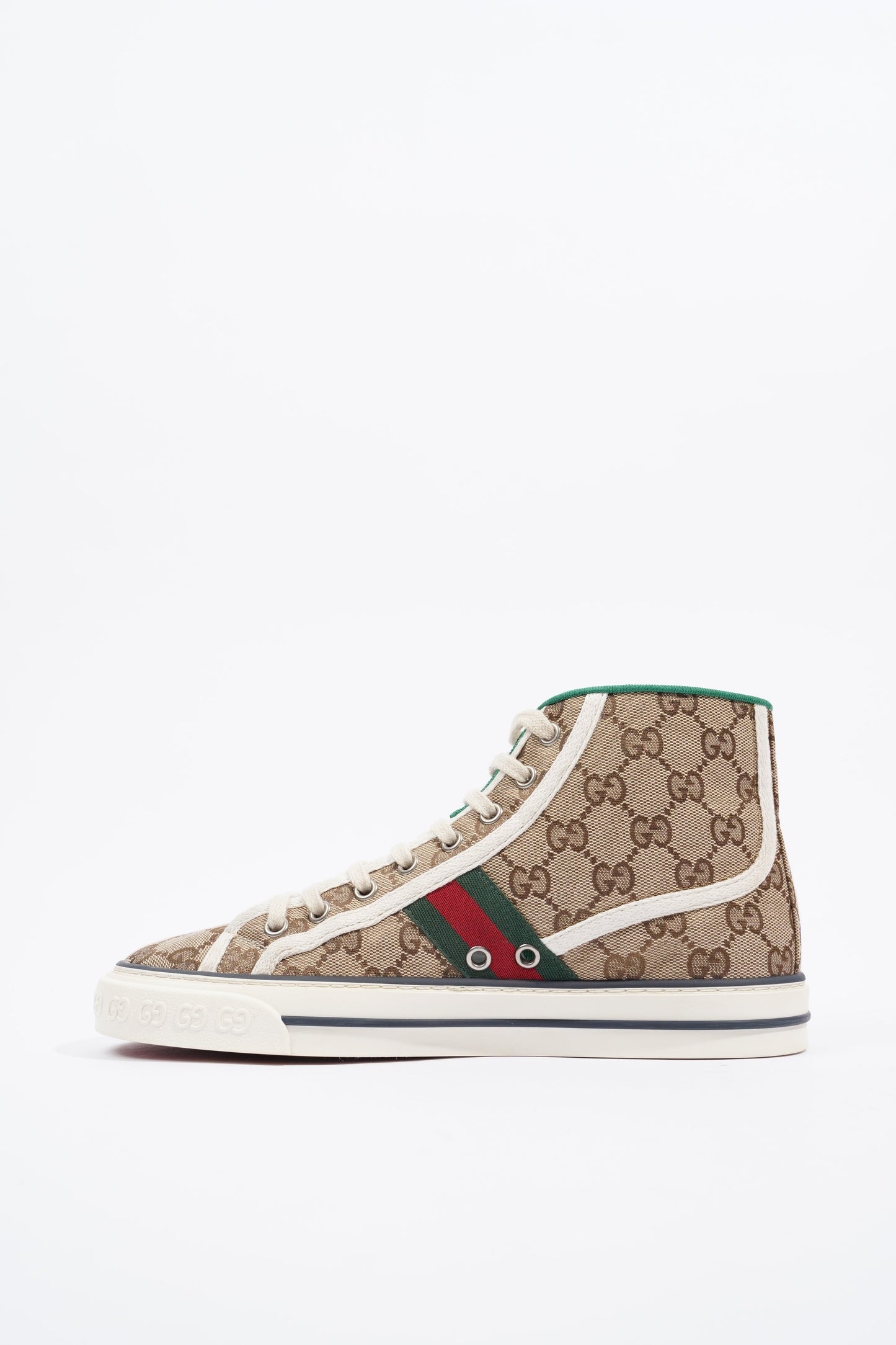 Gucci Tennis 1997 High Top Sneaker Supreme / Red / Green EU 38 / UK 5