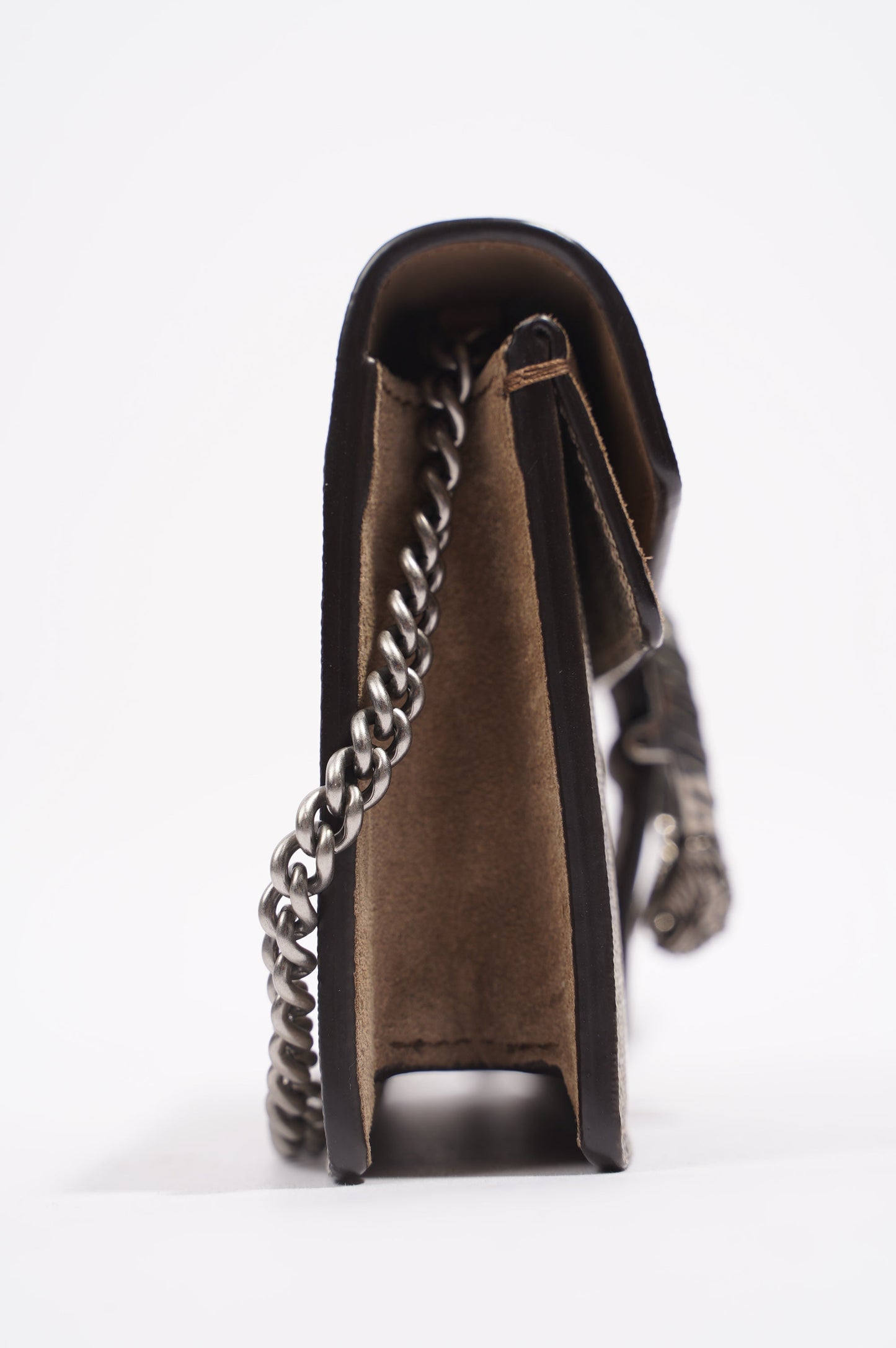 Gucci Womens Dionysus Super Mini Brown Canvas
