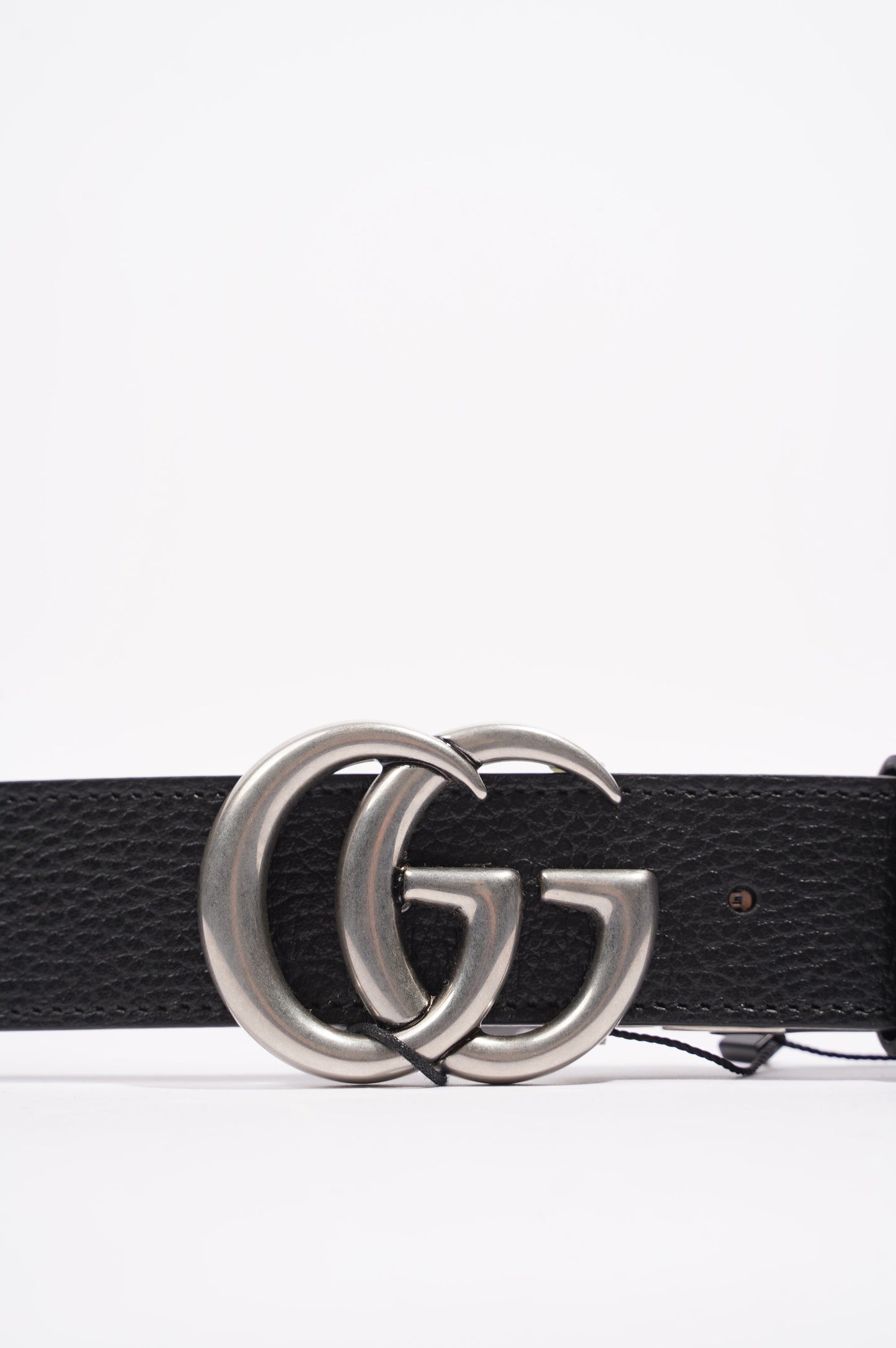 Gucci Mens GG Belt Black Leather 100cm - 40"