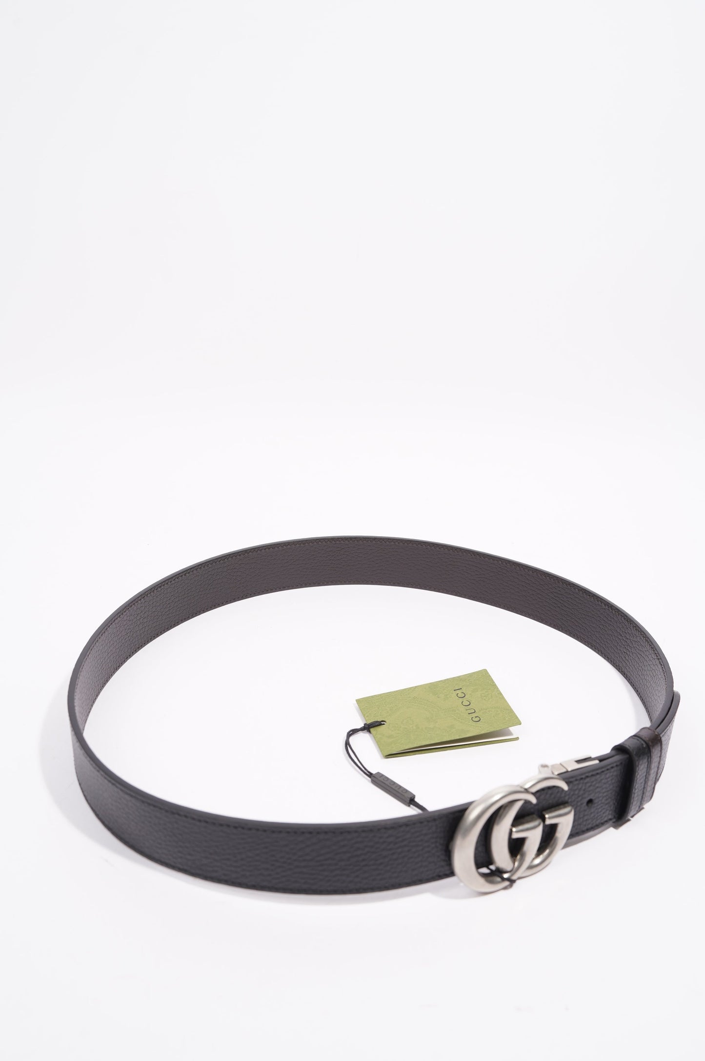 Gucci Mens GG Belt Black Leather 100cm - 40"