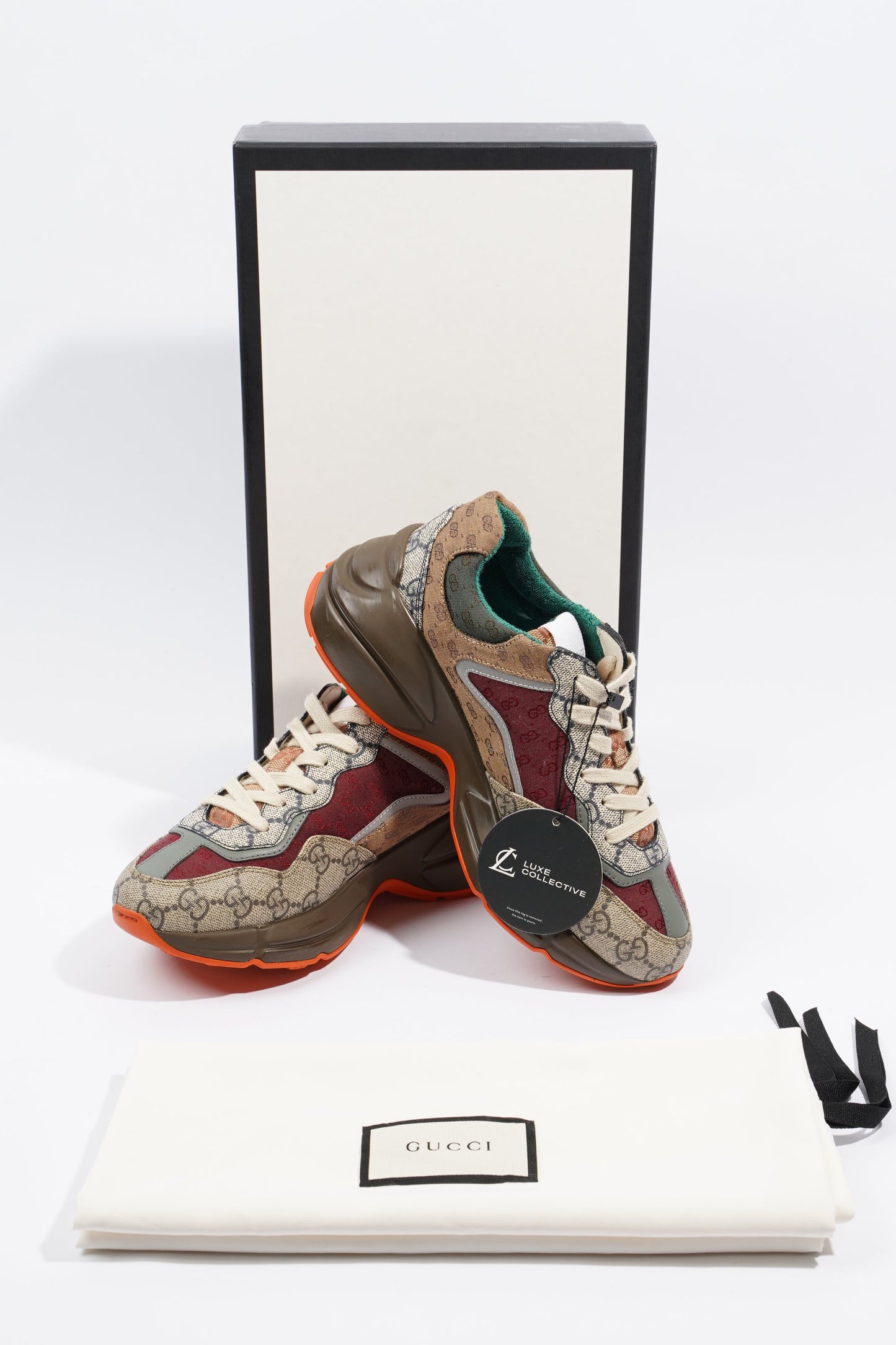 Gucci Womens Rhyton Sneaker Multi Colour EU 36.5 / UK 3.5