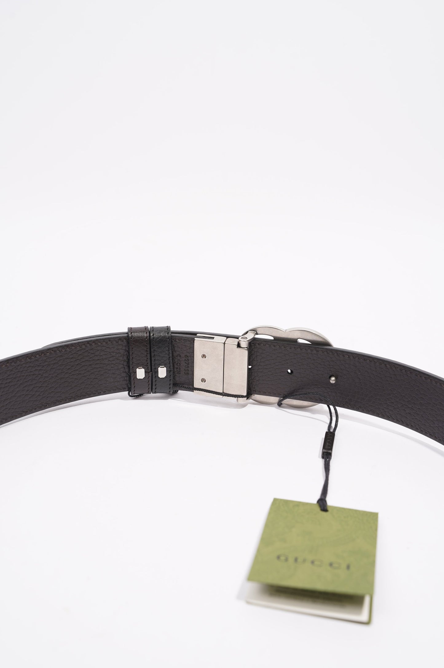 Gucci Mens GG Belt Black Leather 100cm - 40"