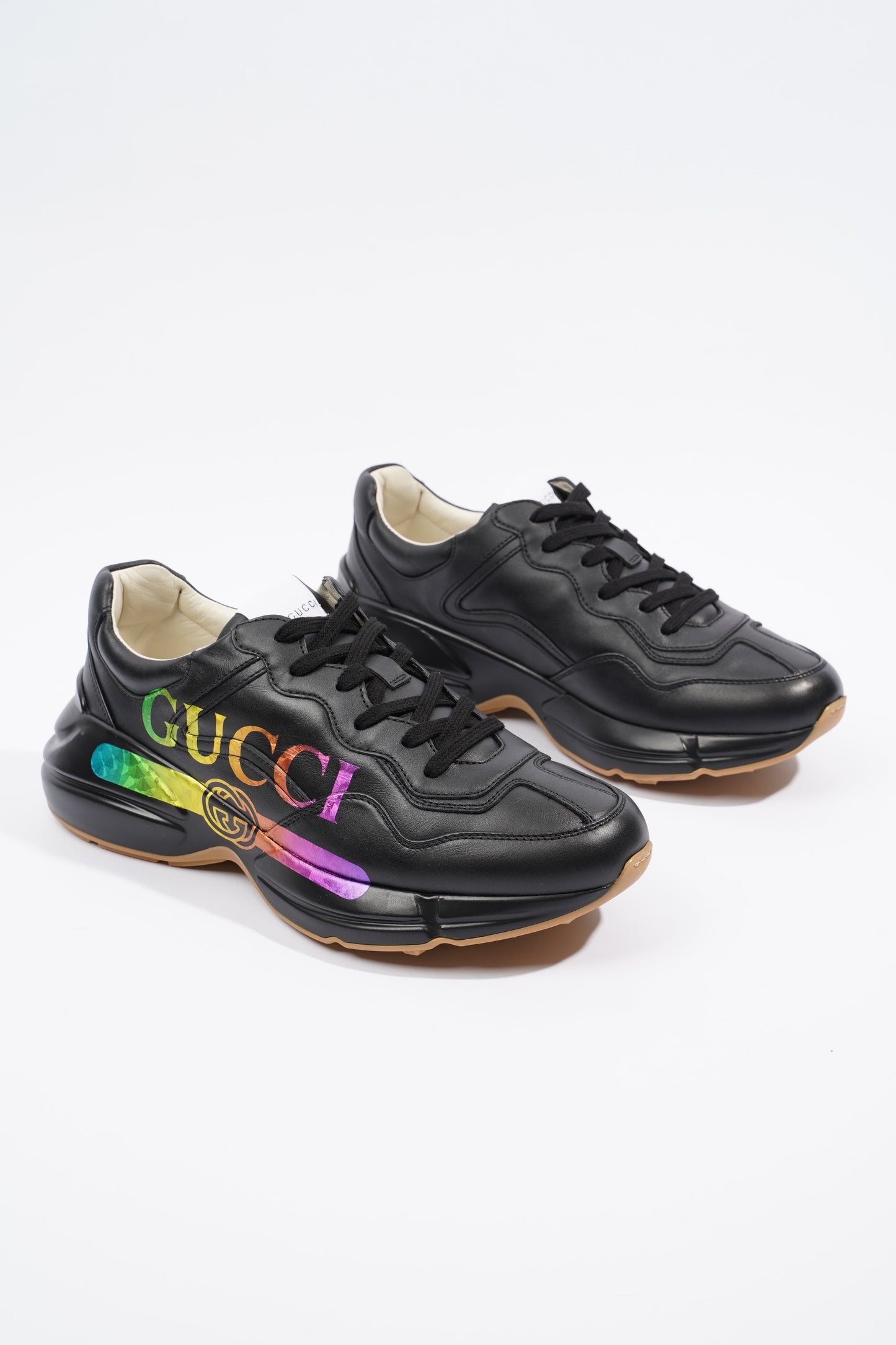 Gucci Rhyton Iridescent Black / Multicolour EU 42.5 / UK 8.5