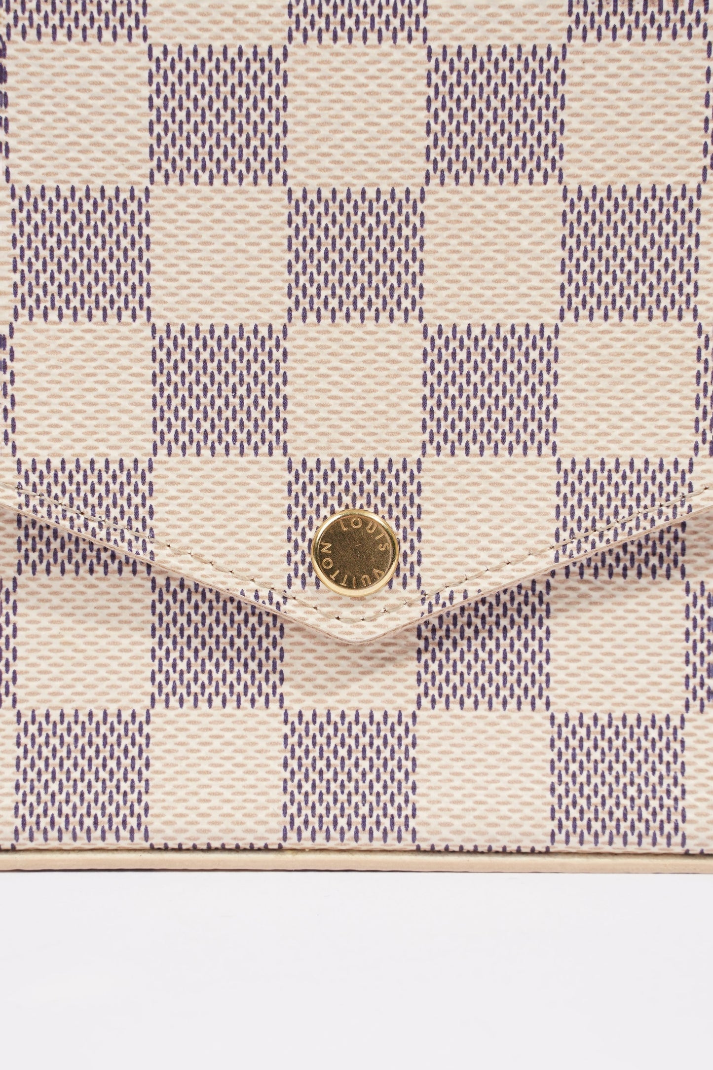 Louis Vuitton Felicie Pochette Damier Azur Canvas
