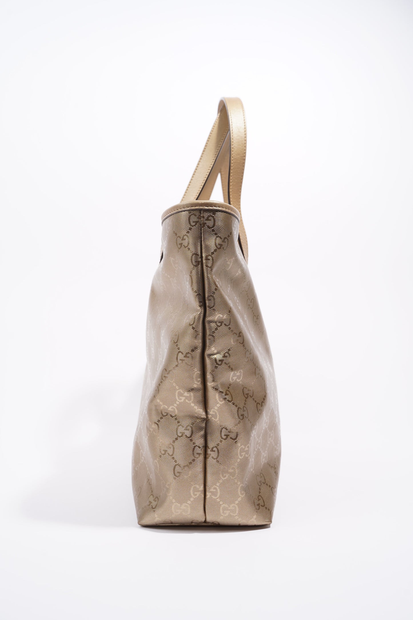 Gucci Womens Vintage Tote Bag Gold