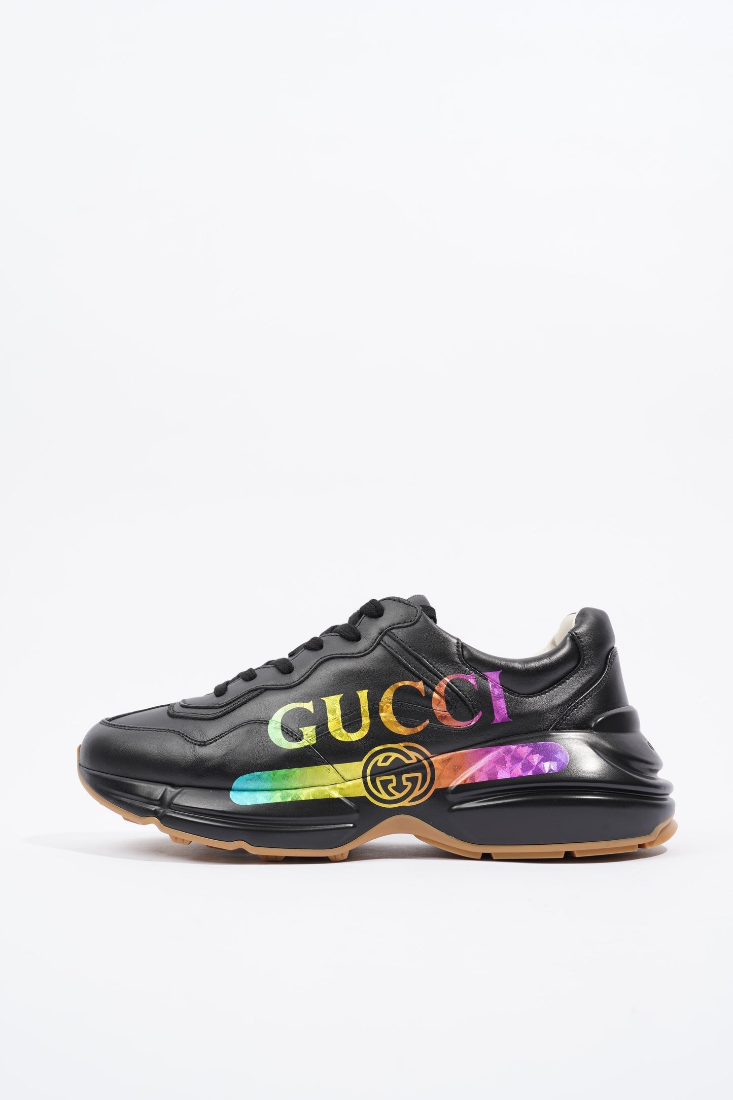 Gucci Rhyton Iridescent Black / Multicolour EU 42.5 / UK 8.5