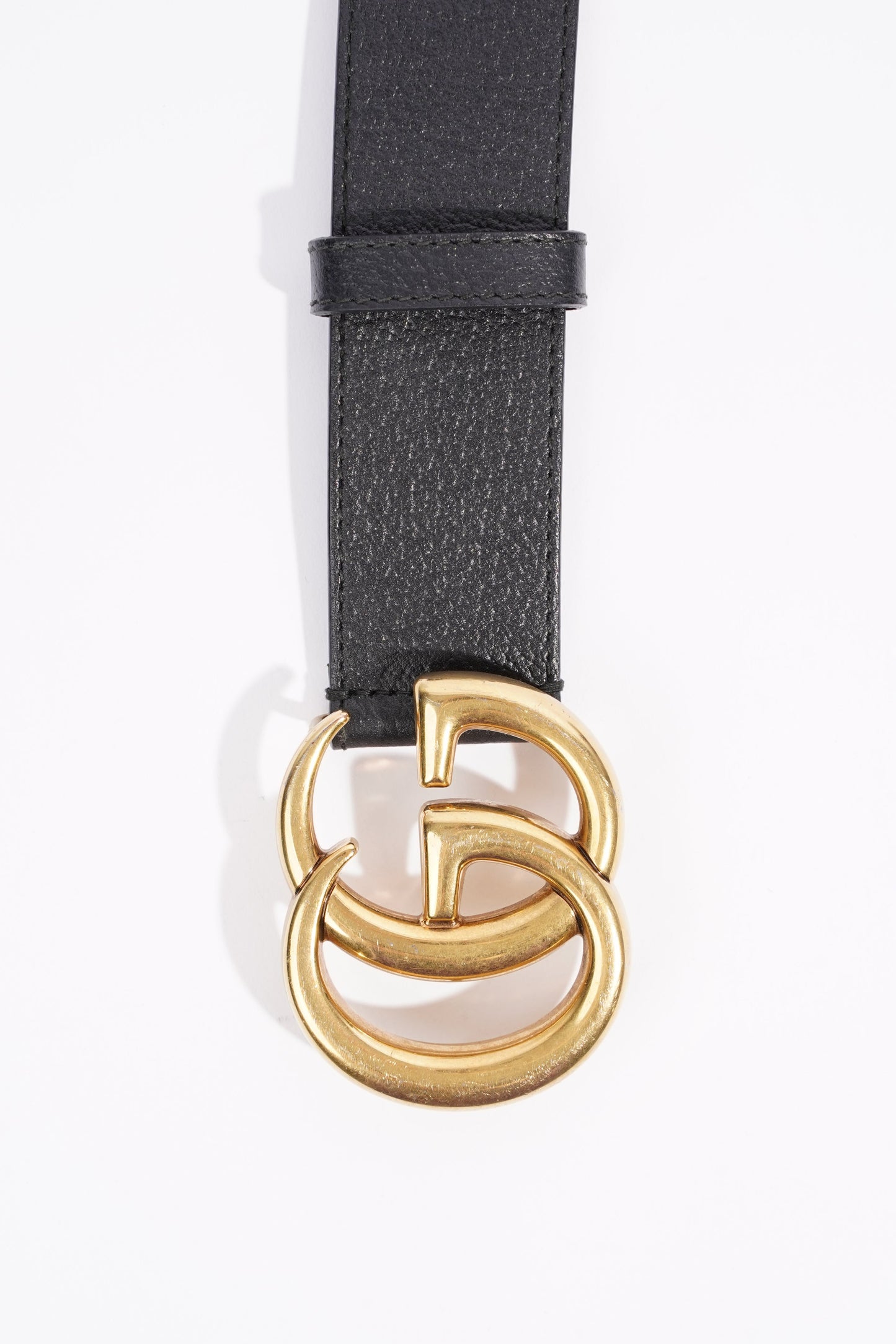 Gucci Womens Marmont Belt Black Leather 85cm - 34"