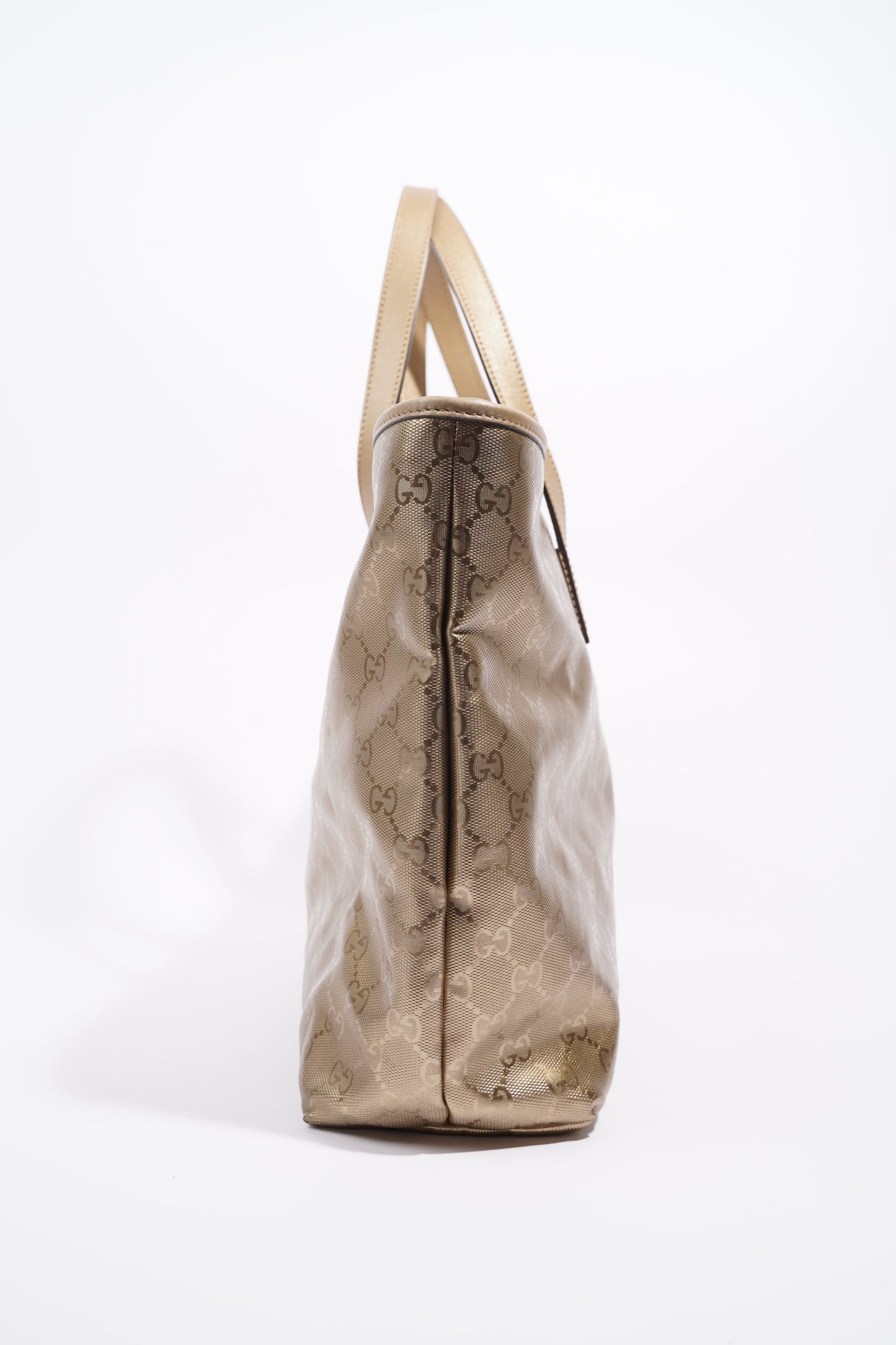 Gucci Womens Vintage Tote Bag Gold