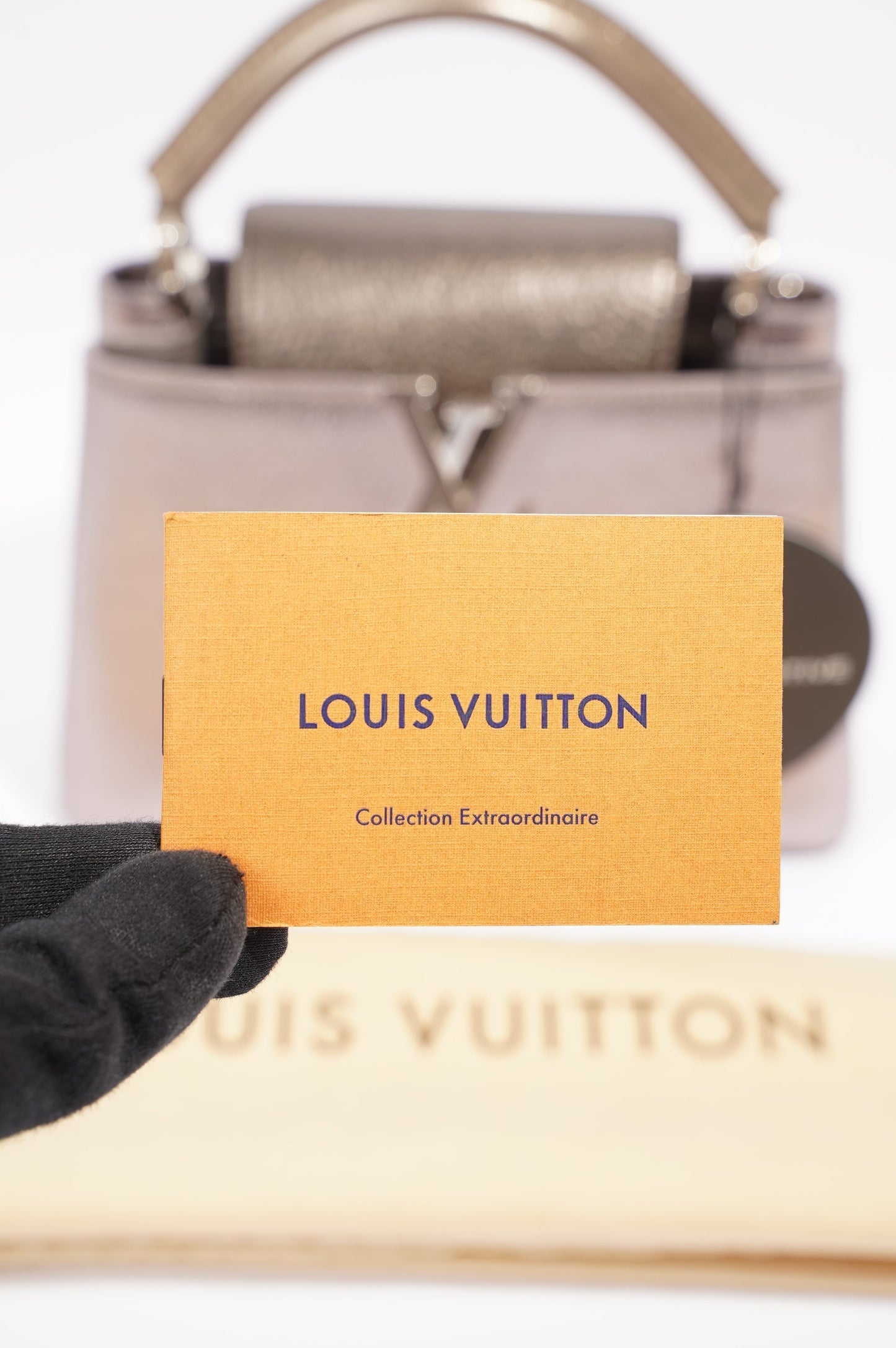 Louis Vuitton Cappucines Metallic Taurillon Leather BB