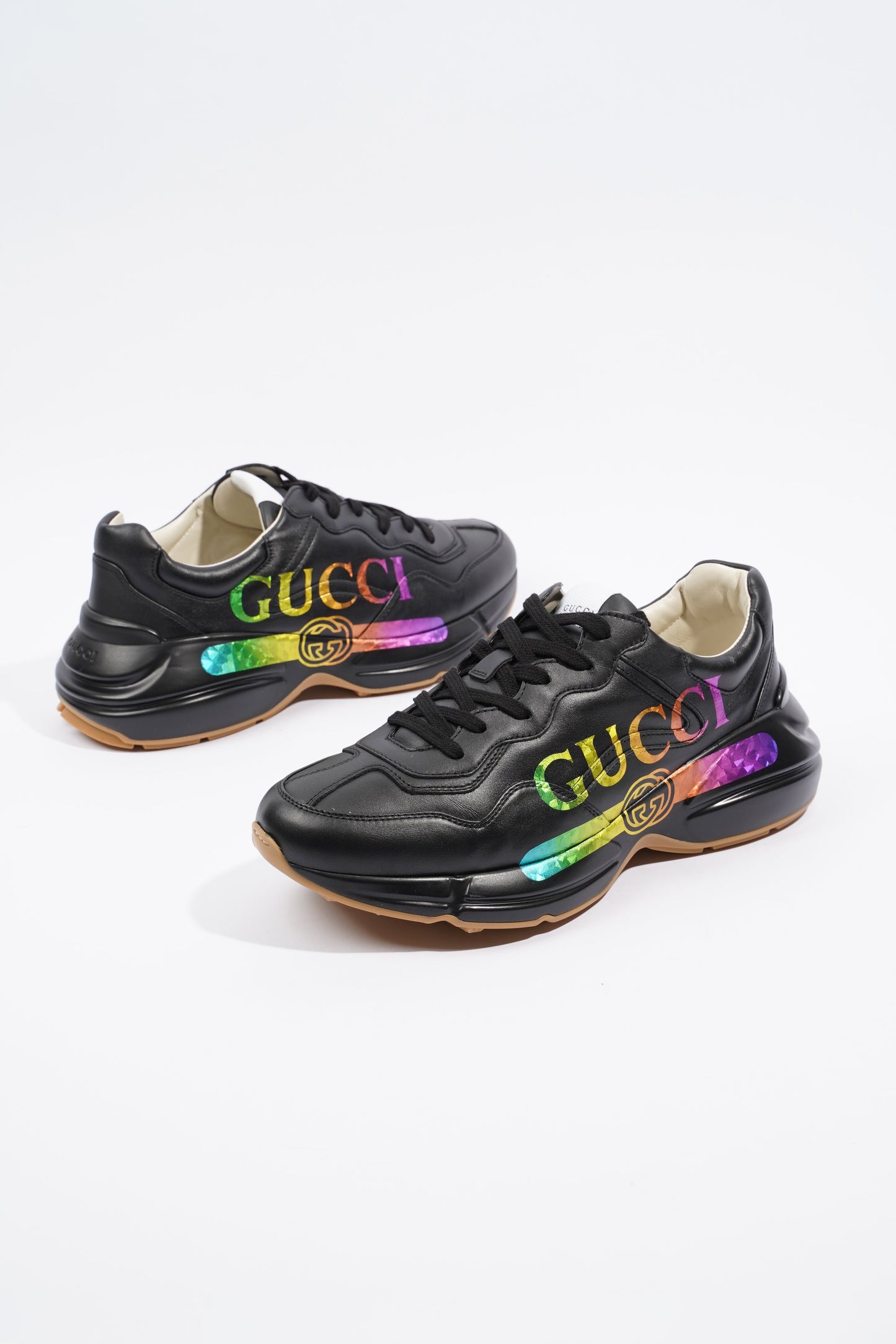 Gucci Rhyton Iridescent Black / Multicolour EU 42.5 / UK 8.5