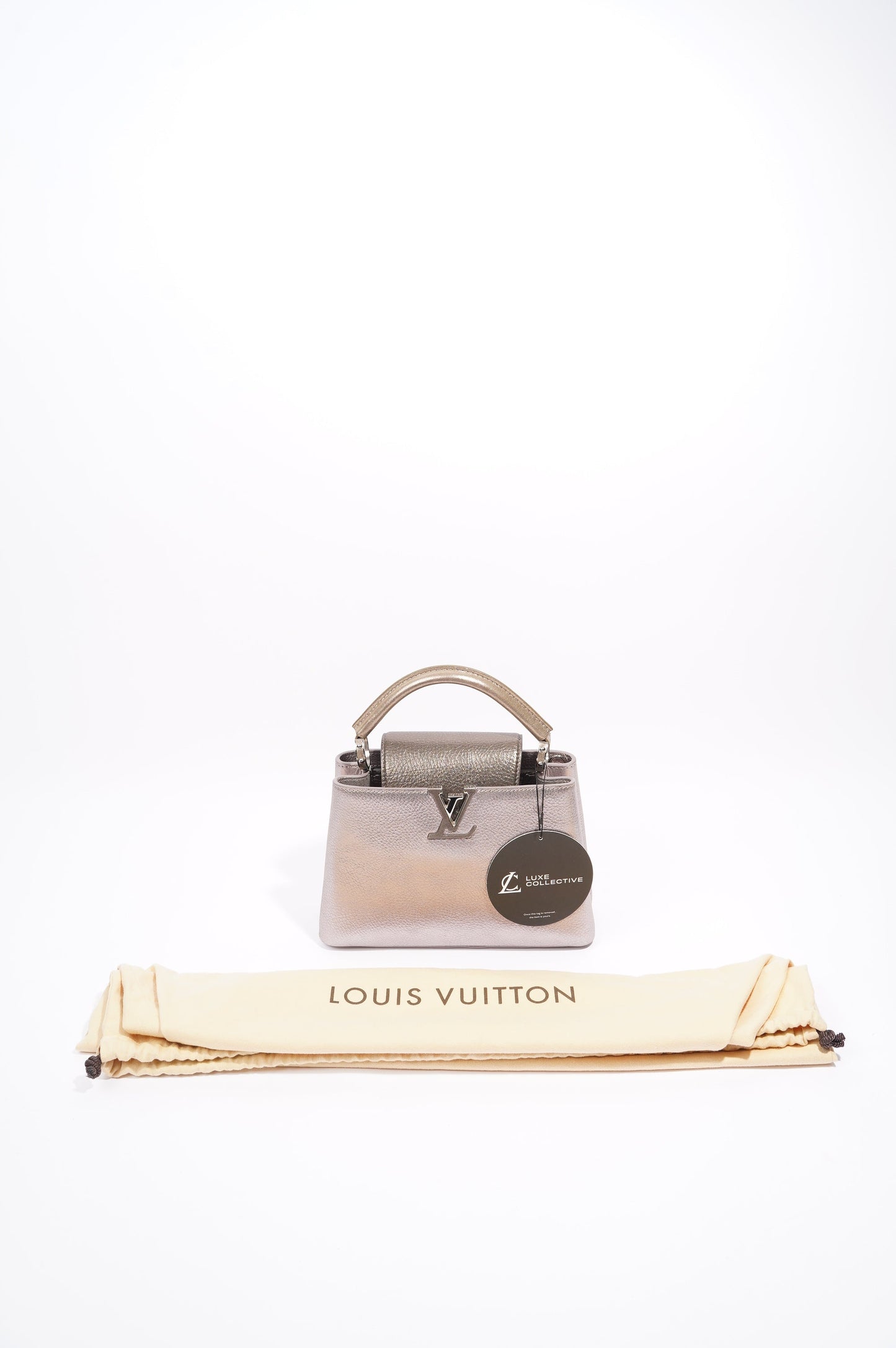 Louis Vuitton Cappucines Metallic Taurillon Leather BB