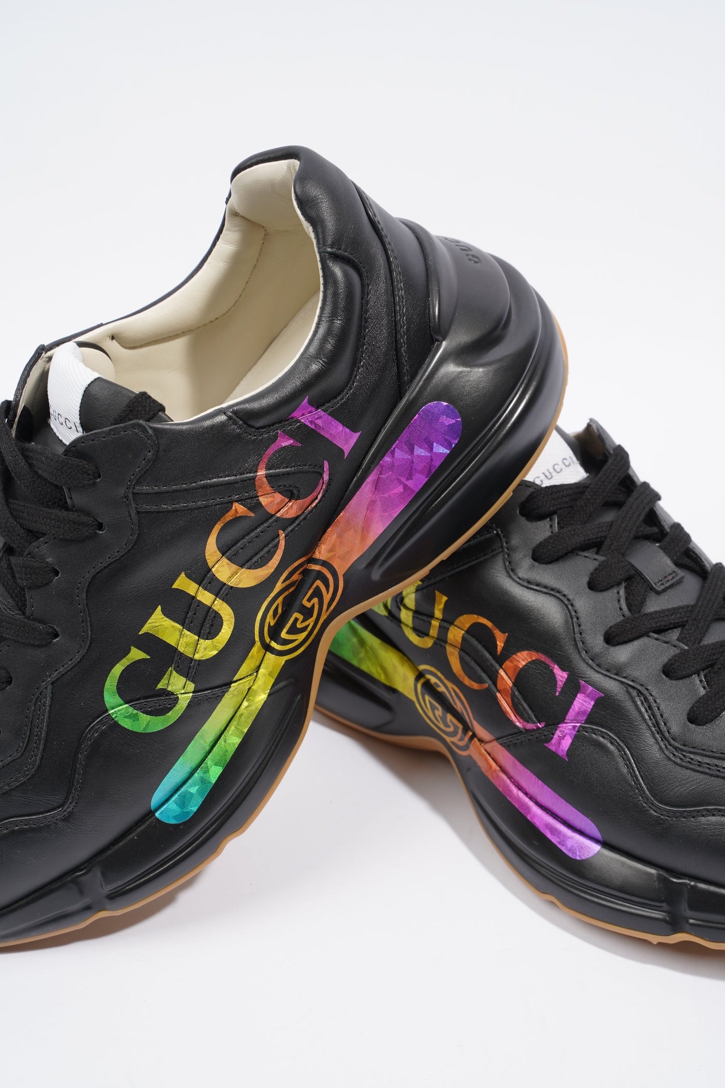 Gucci Rhyton Iridescent Black / Multicolour EU 42.5 / UK 8.5