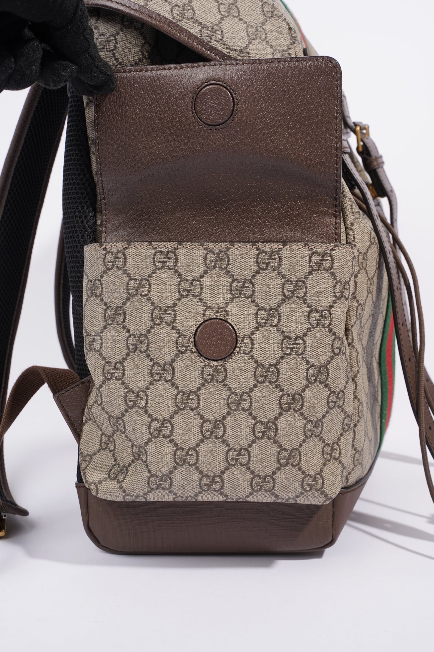 Gucci Ophidia Backpack Supreme Canvas